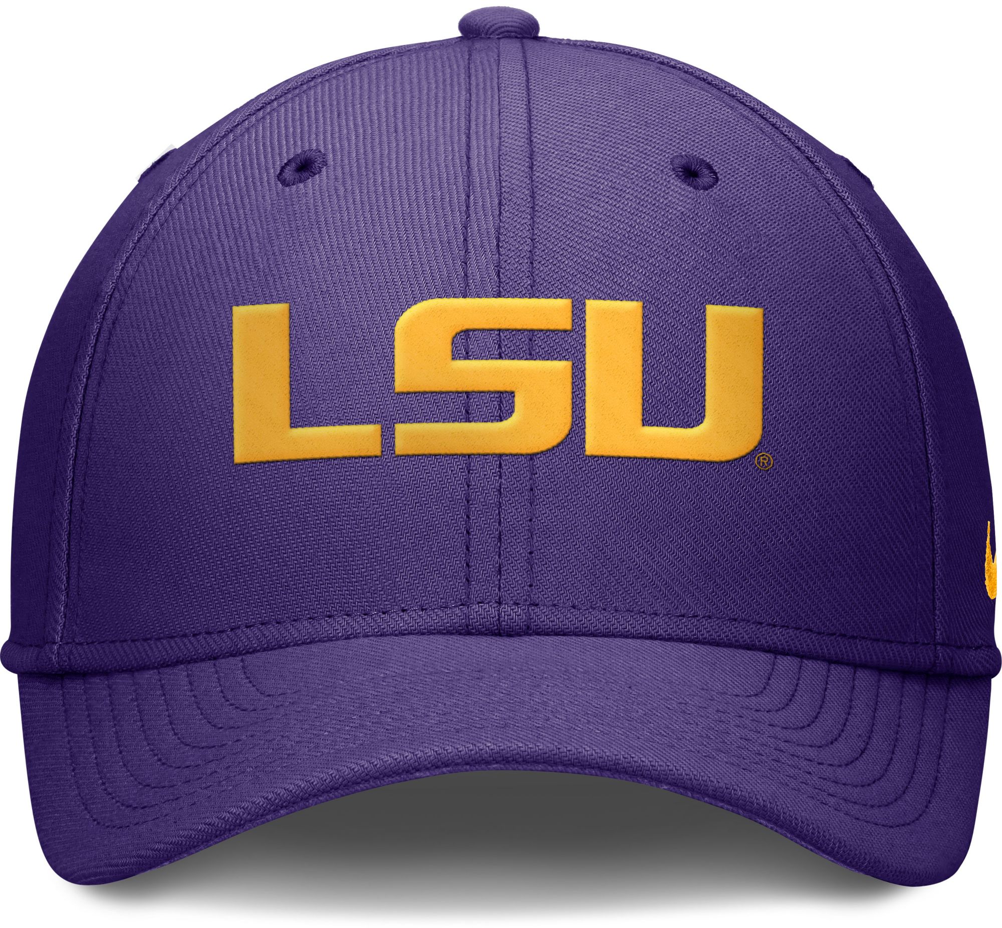 Nike Adult LSU Tigers Purple Swooshflex Hat product image