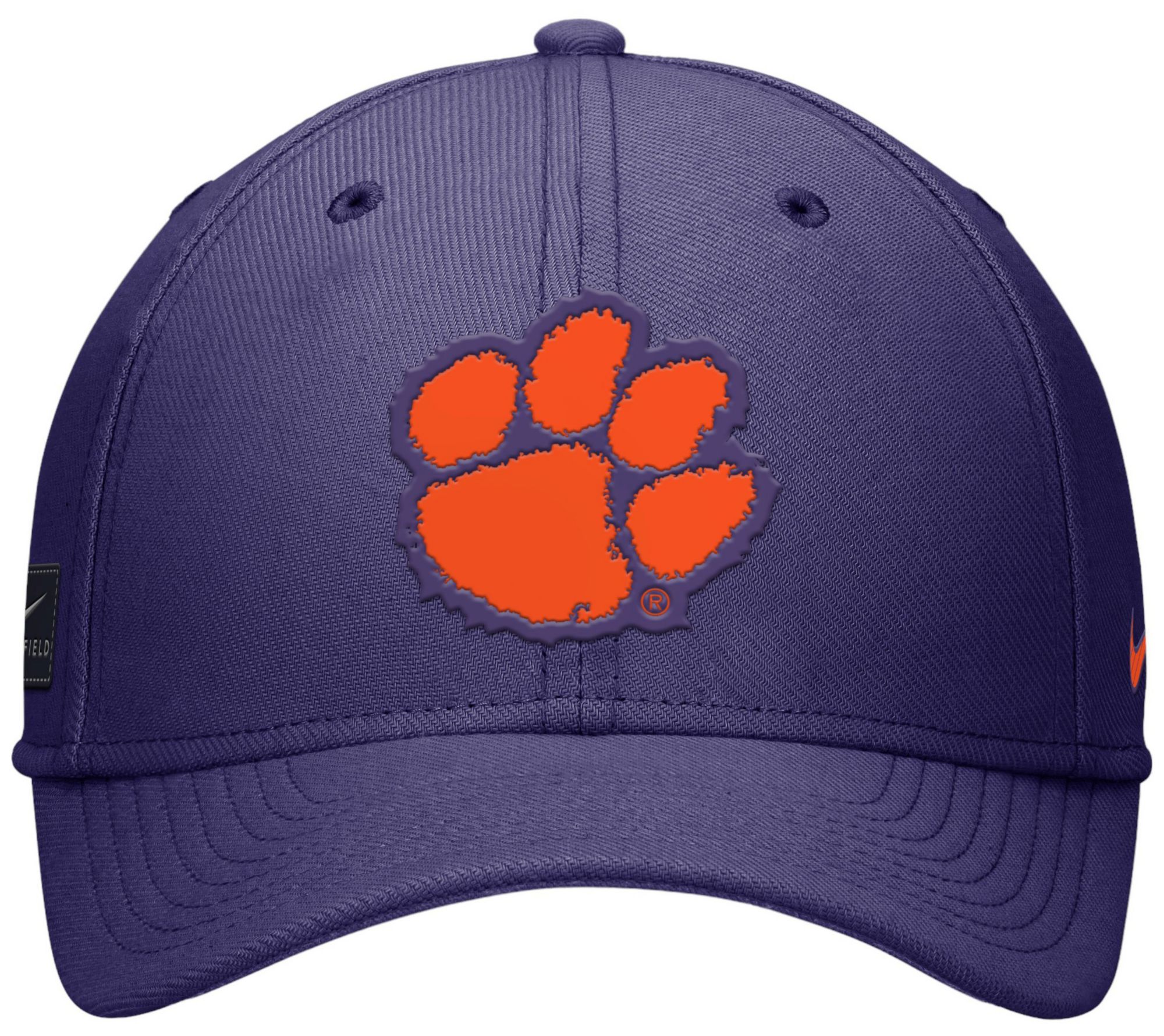 Nike Men's Clemson Tigers Orchid Rise Swooshflex Hat product image