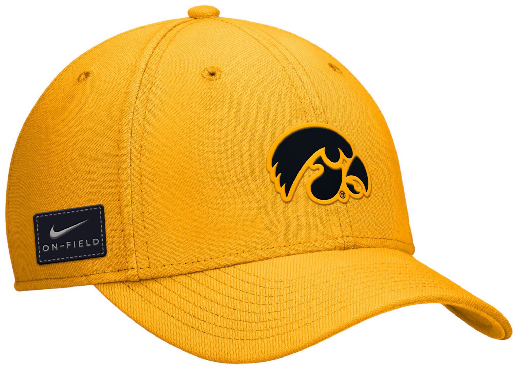 Nike Men's Iowa Hawkeyes Gold Rise Swooshflex Hat product image