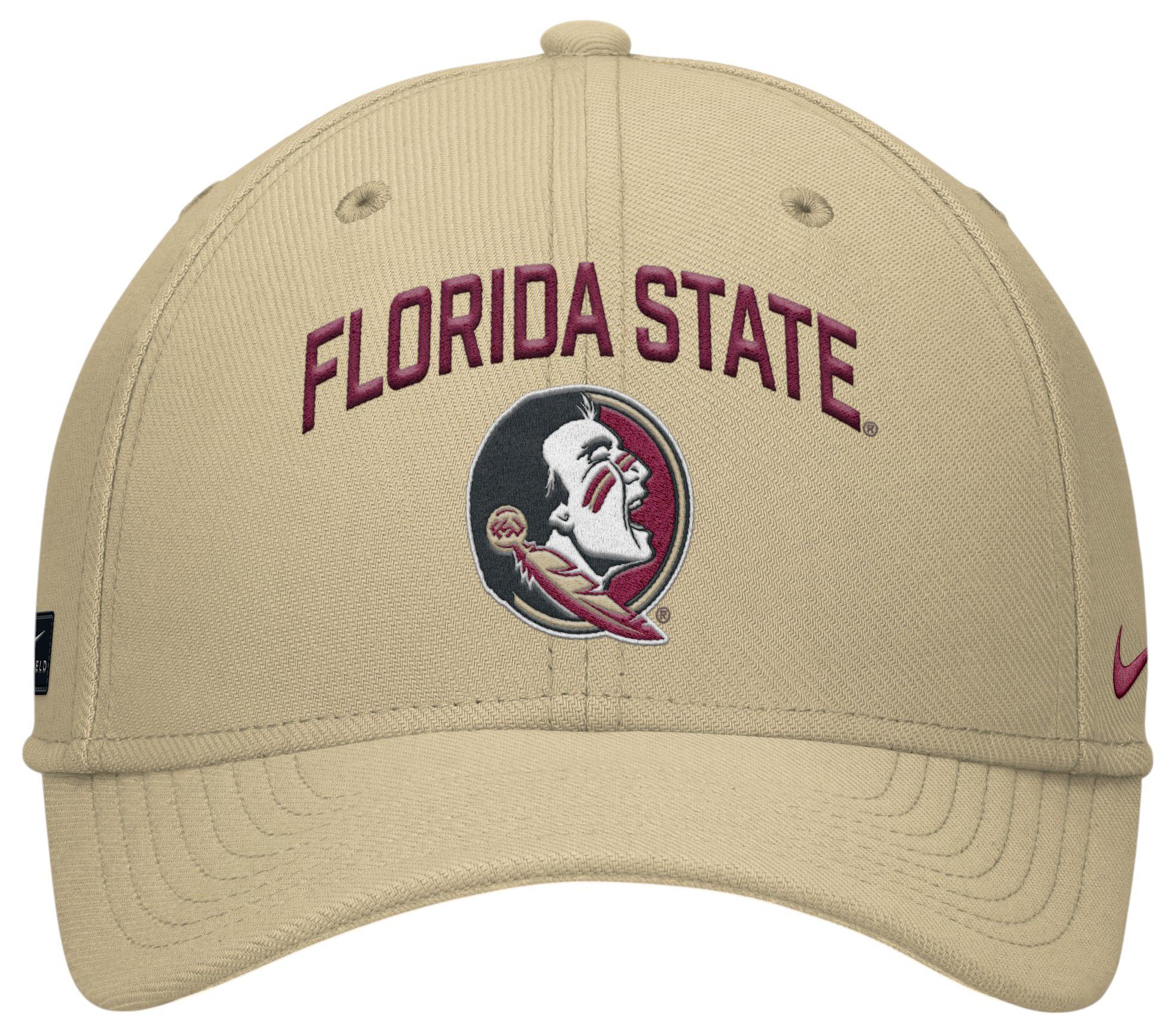 Nike Adult Florida State Seminoles Team Gold Rise Swooshflex Gameday Hat product image