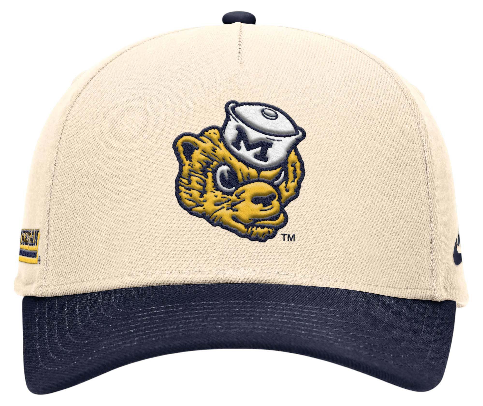 Nike Adult Michigan Wolverines Natural Rise Academic 2-Tone Adjustable Hat product image