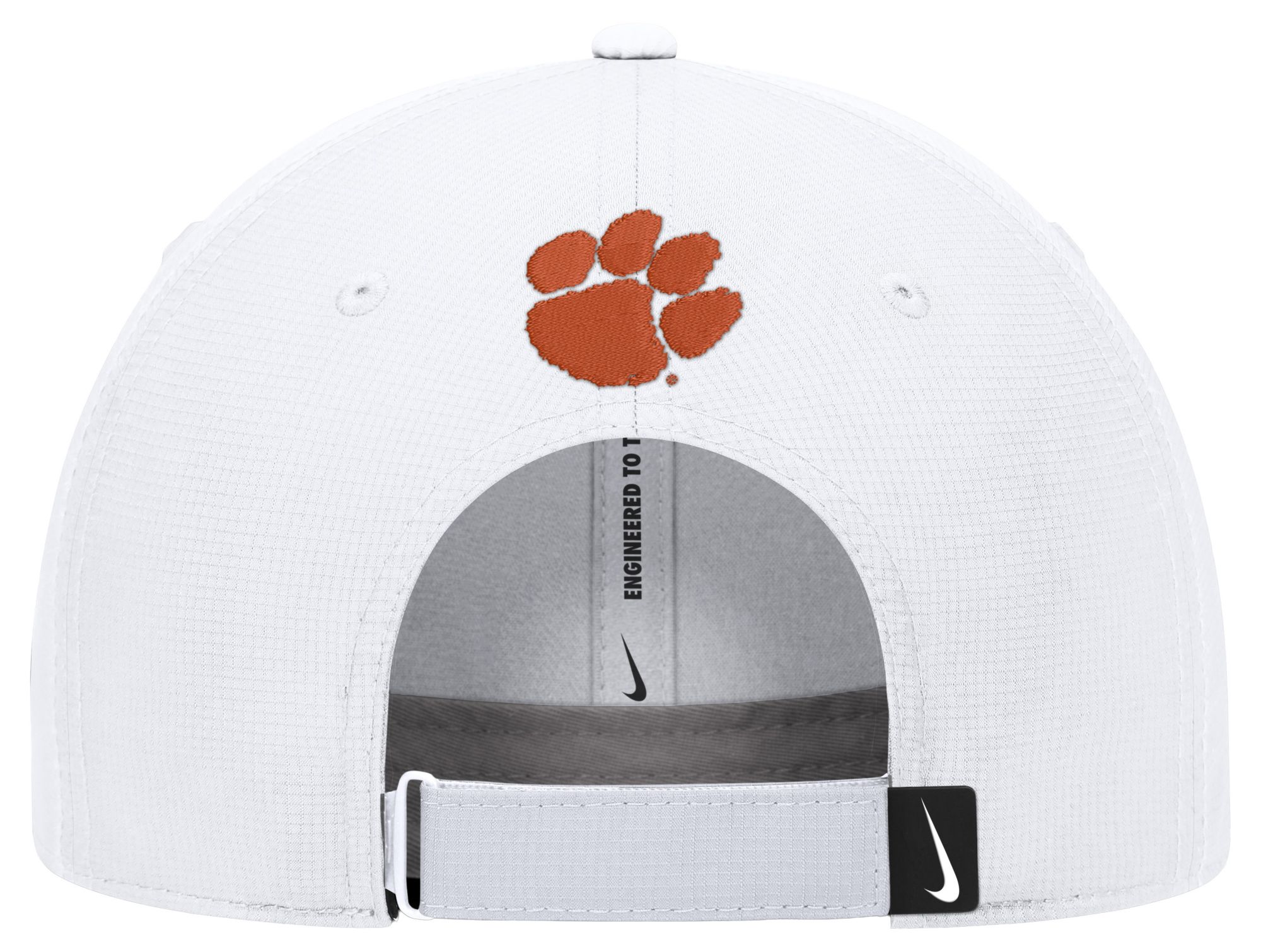 Nike Adult Clemson Tigers White Dri-Fit Primetime Structured Adjustable Hat product image