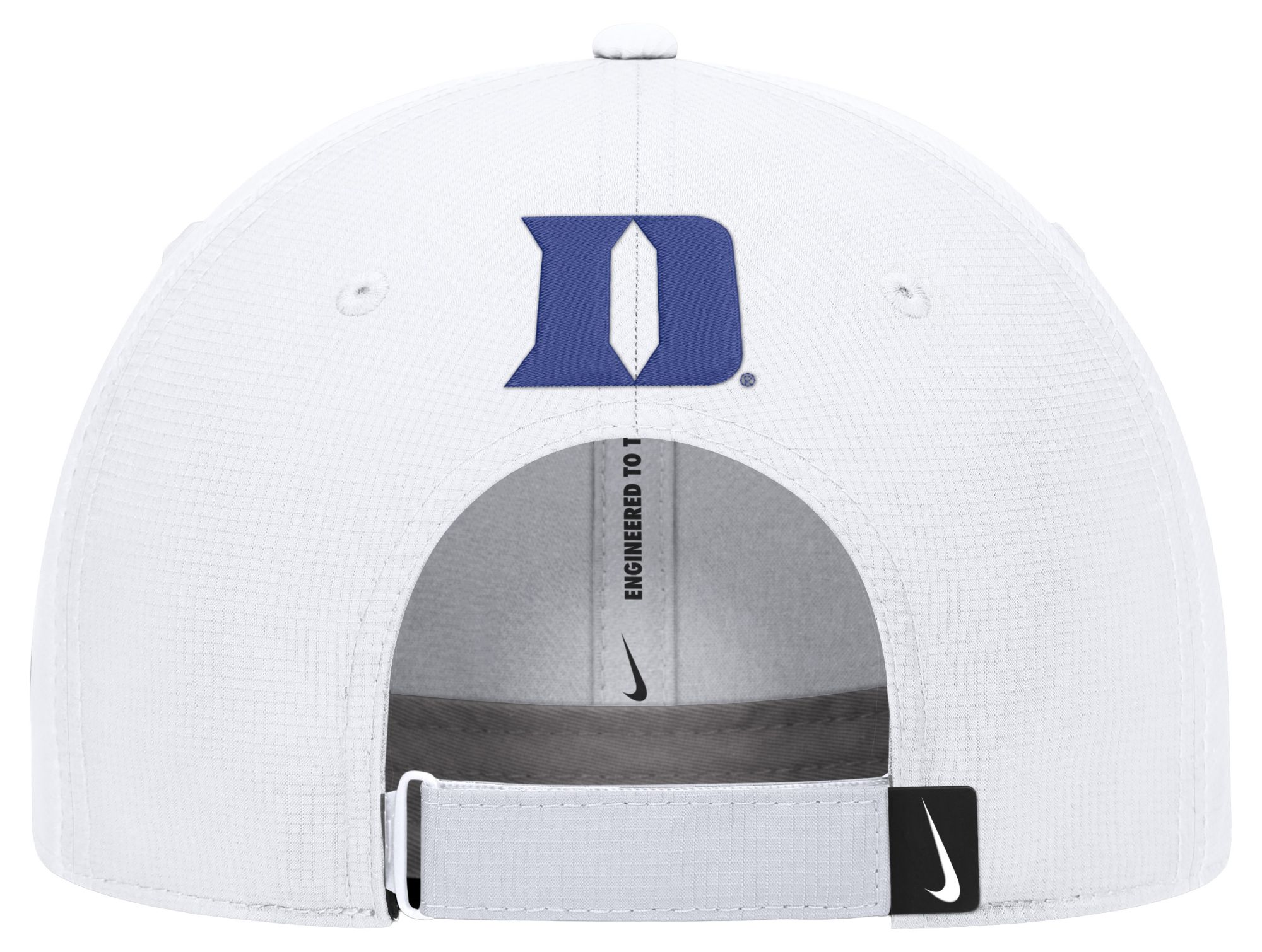 Nike Adult Duke Blue Devils White Dri-Fit Primetime Structured Adjustable Hat product image