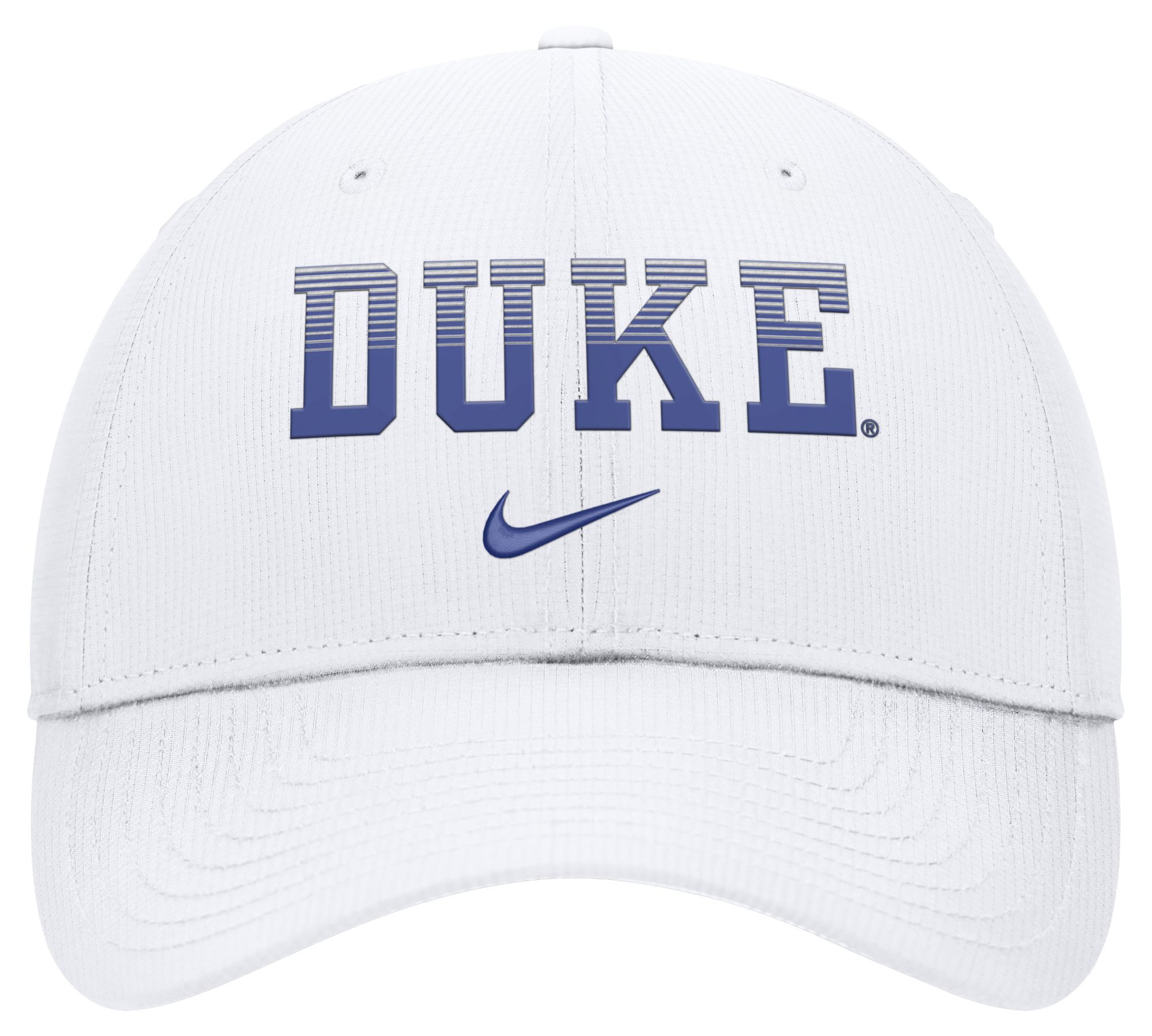 Nike Adult Duke Blue Devils White Dri-Fit Primetime Structured Adjustable Hat product image