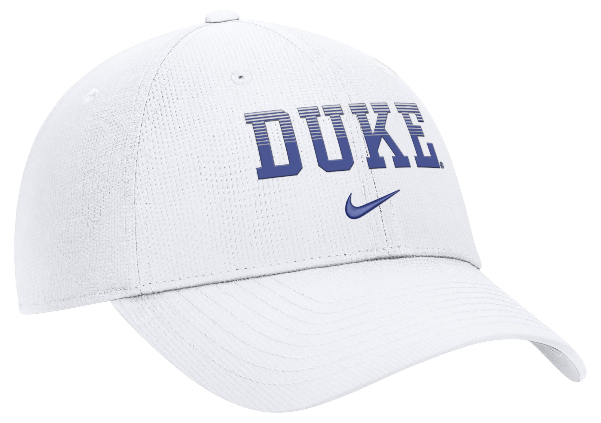 Nike Adult Duke Blue Devils White Dri-Fit Primetime Structured Adjustable Hat product image