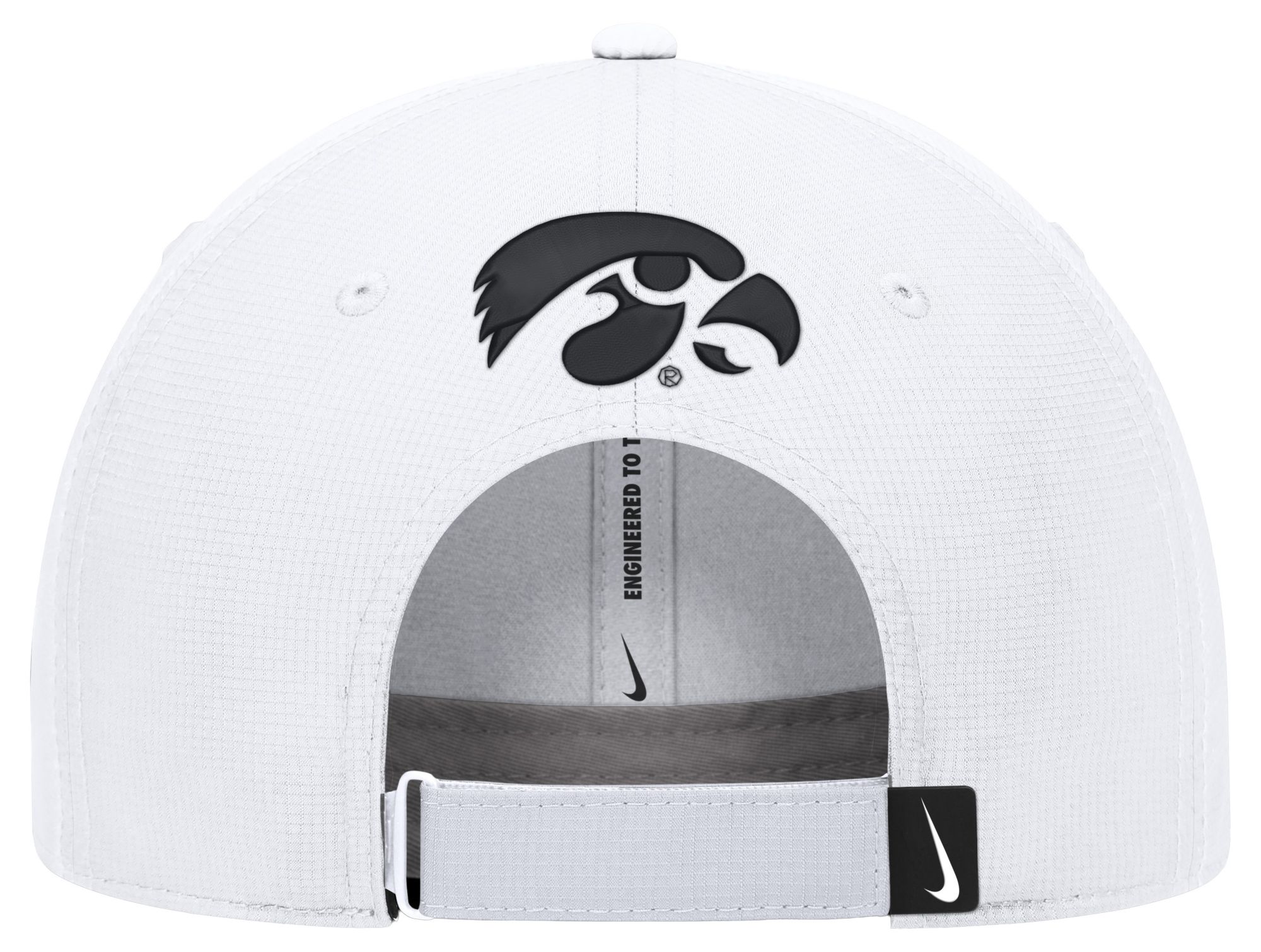 Nike Adult Iowa Hawkeyes White Dri-Fit Primetime Structured Adjustable Hat product image
