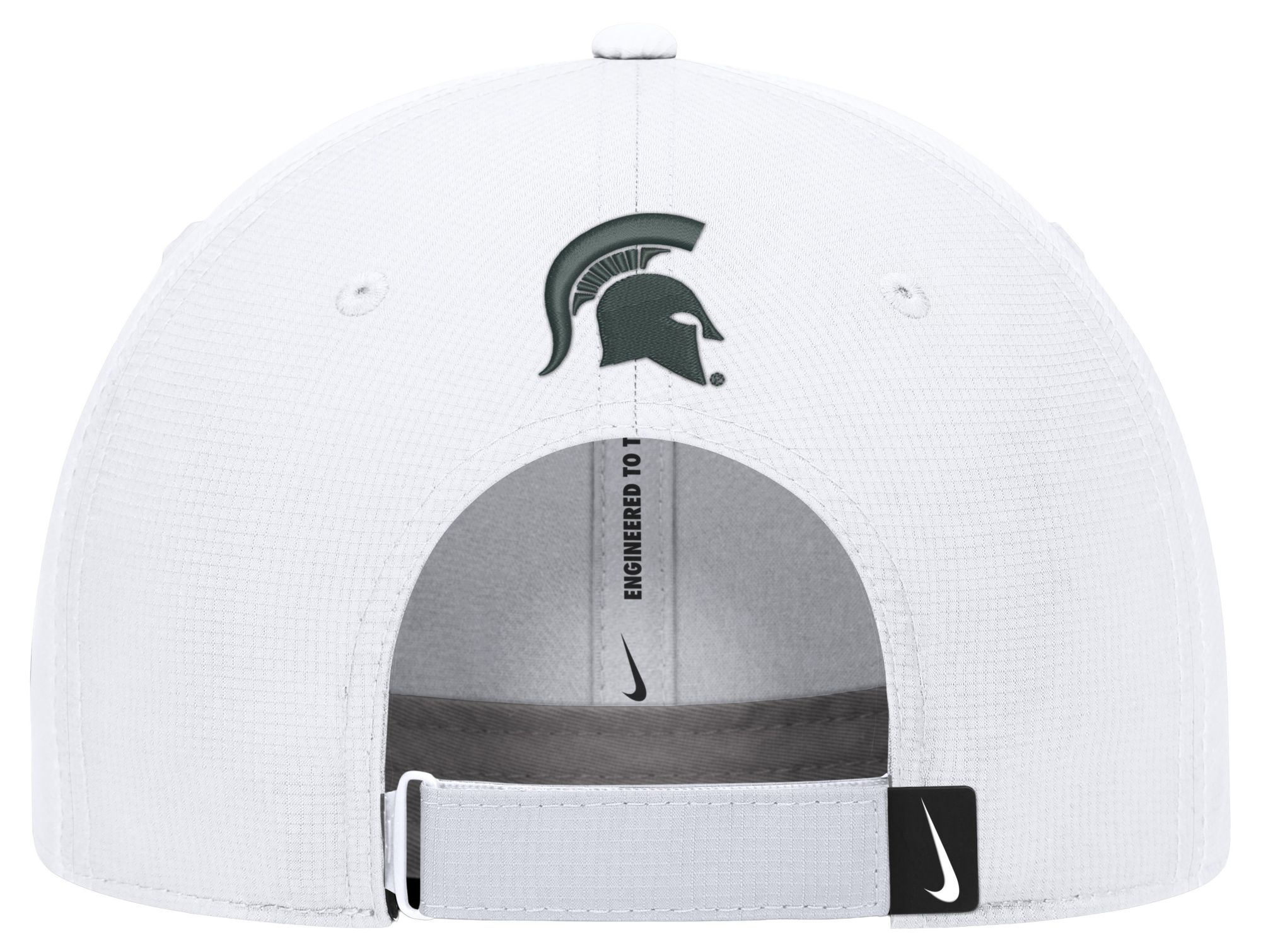 Nike Adult Michigan State Spartans White Dri-Fit Primetime Structured Adjustable Hat product image