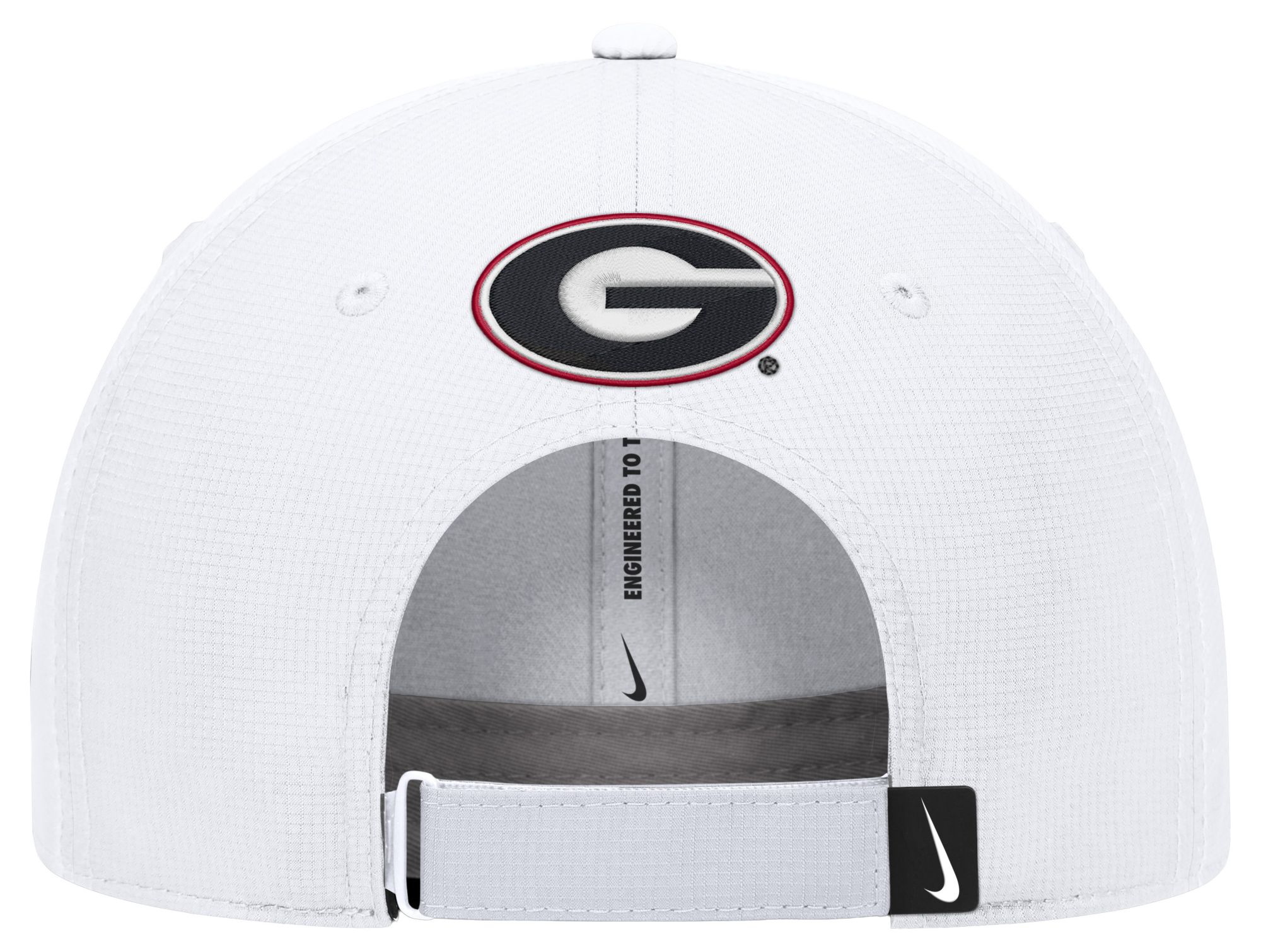 Nike Adult Georgia Bulldogs White Dri-Fit Primetime Structured Adjustable Hat product image