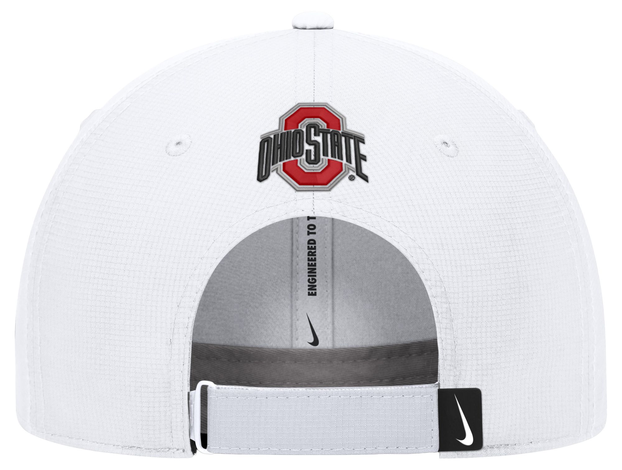 Nike Adult Ohio State Buckeyes White Dri-Fit Primetime Structured Adjustable Hat product image