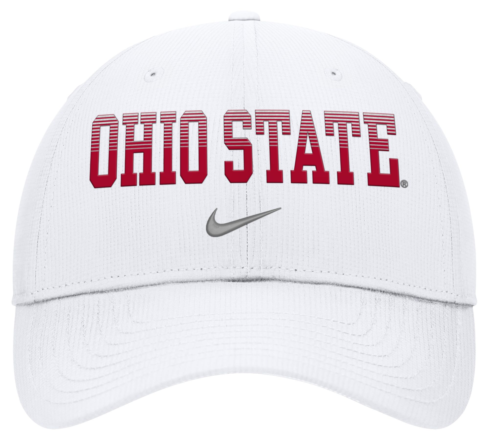 Nike Adult Ohio State Buckeyes White Dri-Fit Primetime Structured Adjustable Hat product image