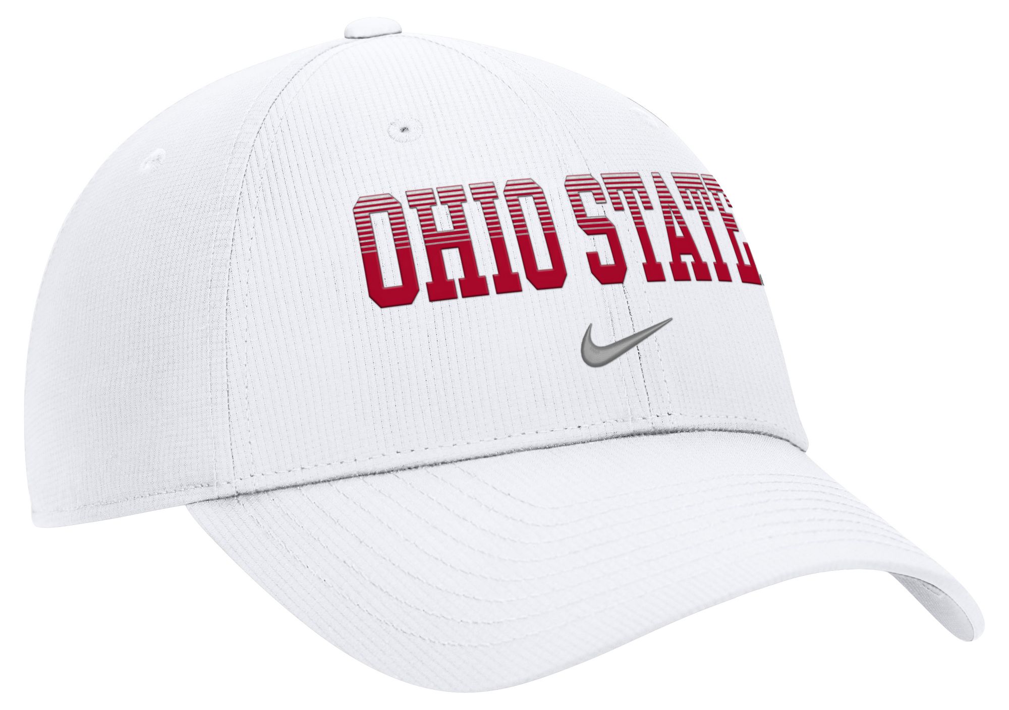 Nike Adult Ohio State Buckeyes White Dri-Fit Primetime Structured Adjustable Hat product image