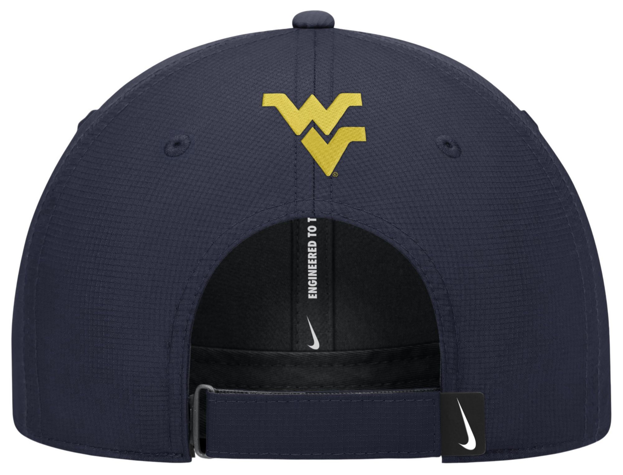Nike Adult West Virginia Mountaineers College Navy Structured Club Adjustable Hat product image