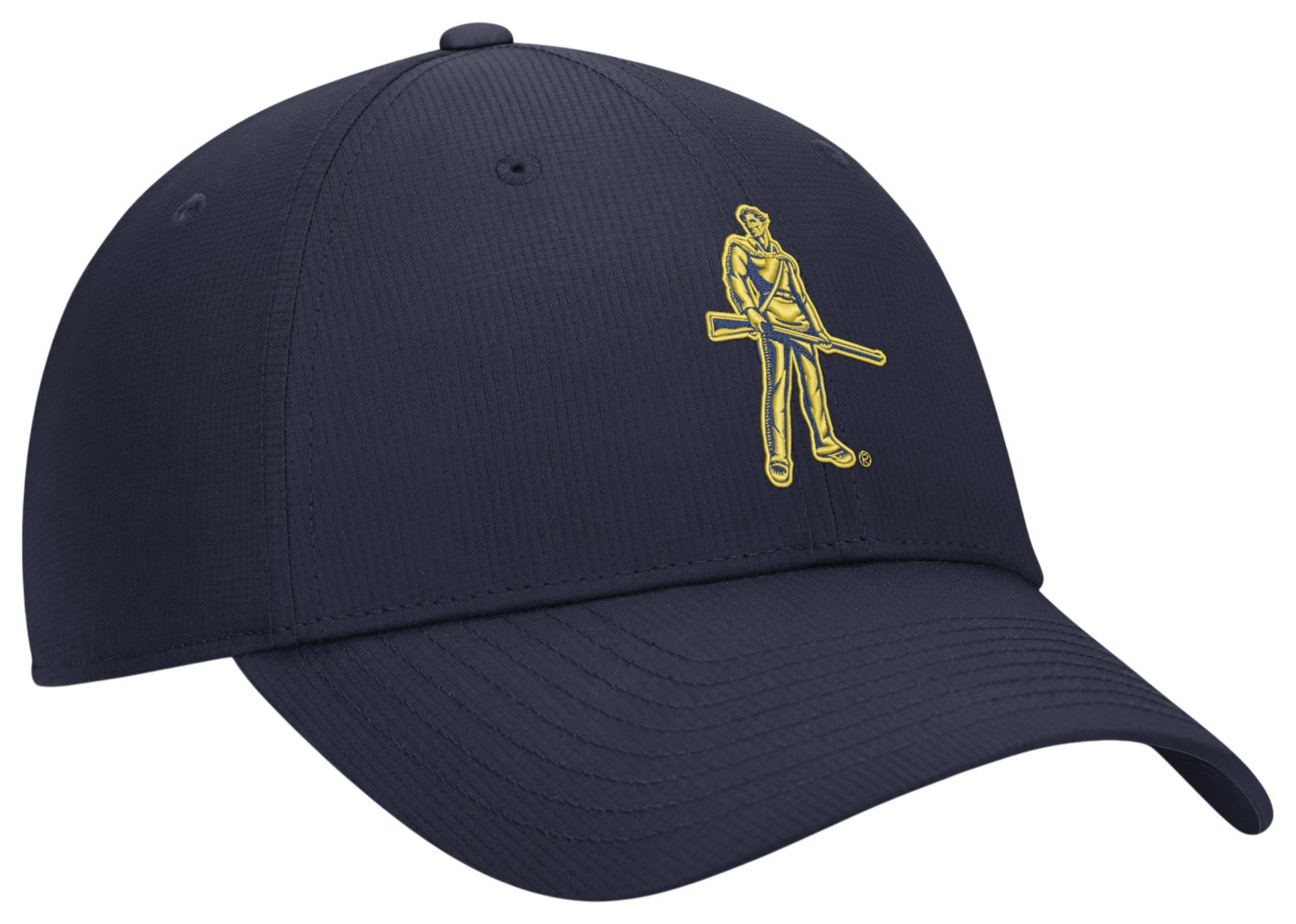 Nike Adult West Virginia Mountaineers College Navy Structured Club Adjustable Hat product image