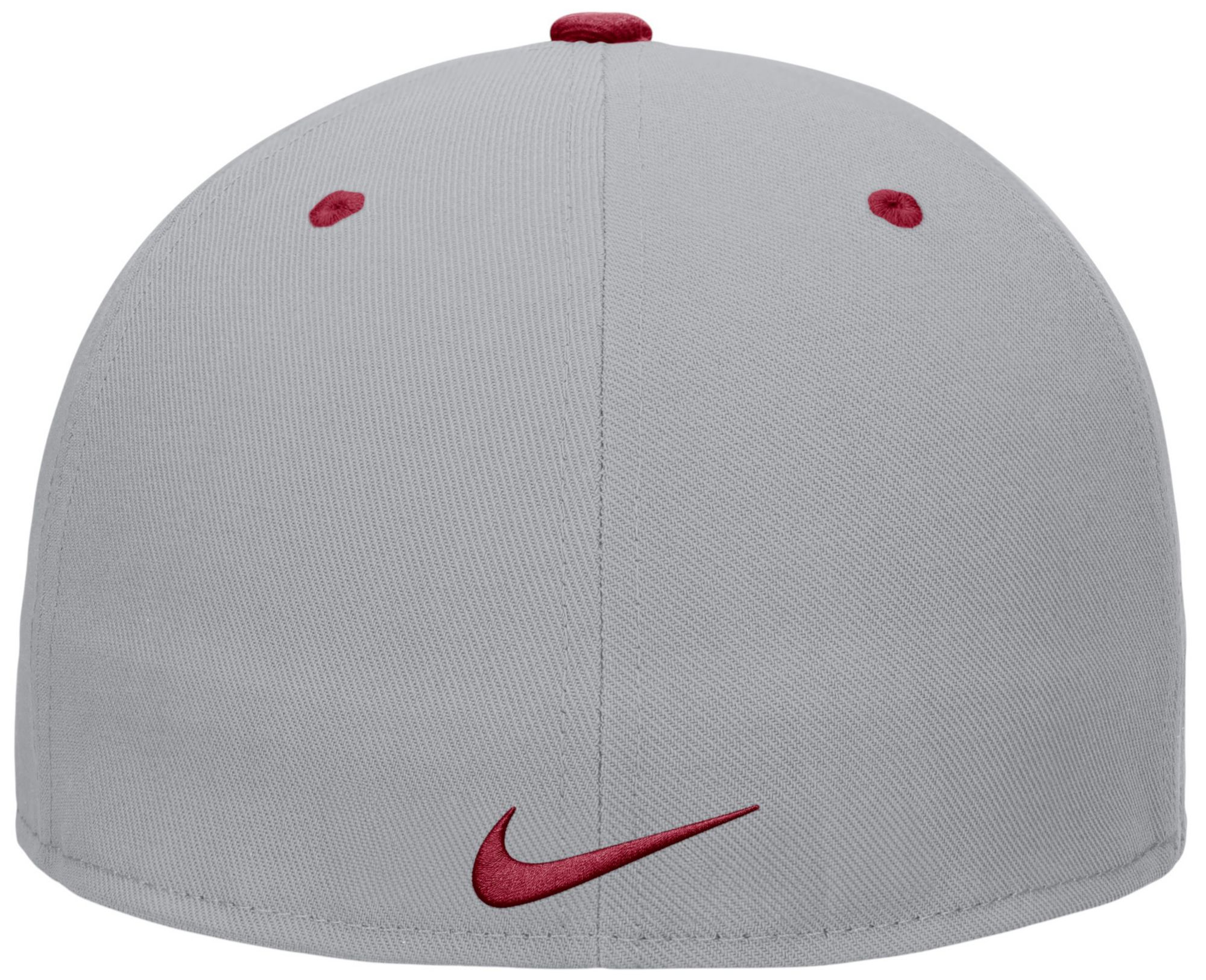 Nike Adult Alabama Crimson Tide Gray and Crimson Round Brim Fitted Hat product image