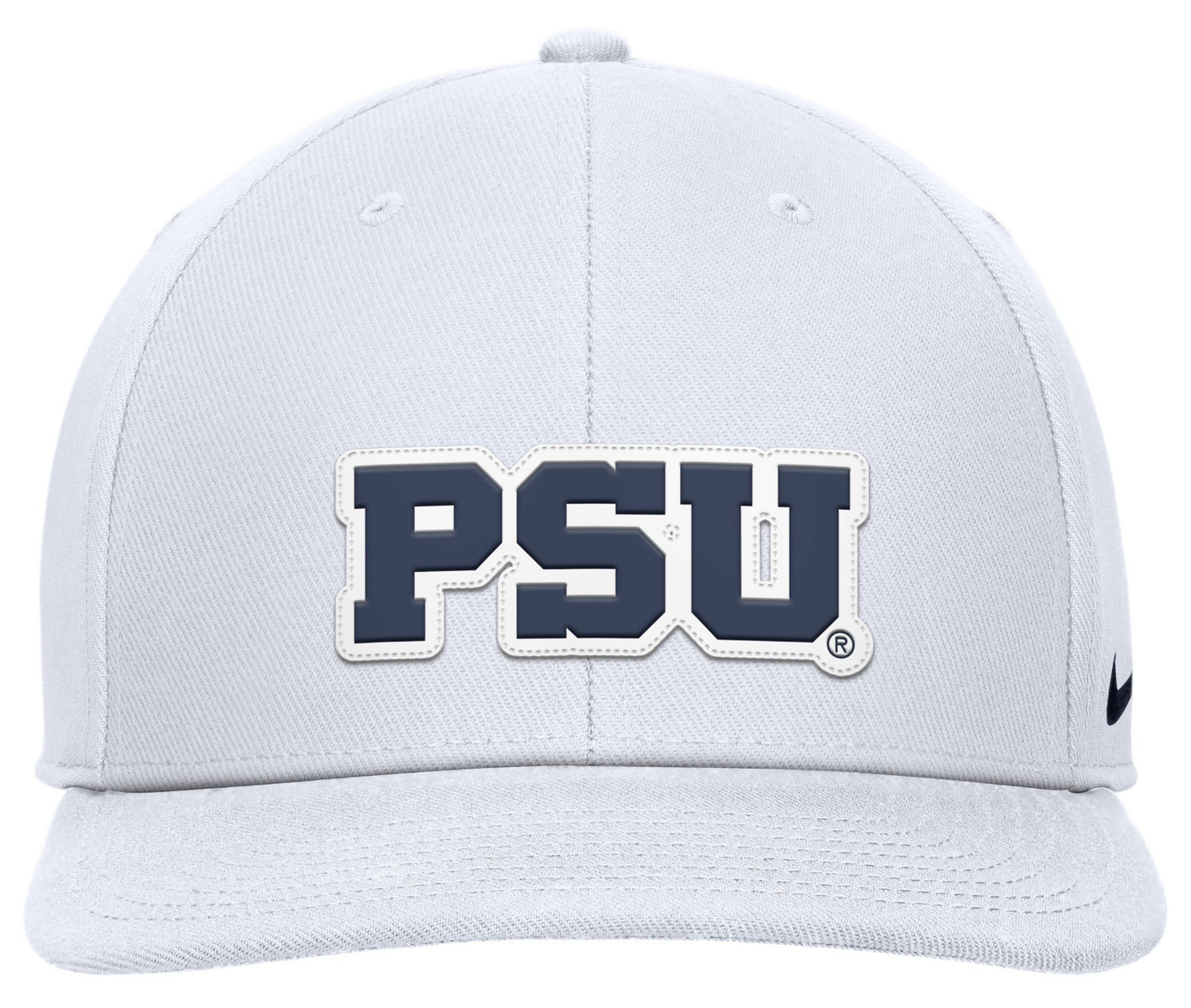 Nike Men's Penn State Nittany Lions White Pro Flat Brim Snapback Adjustable Hat product image