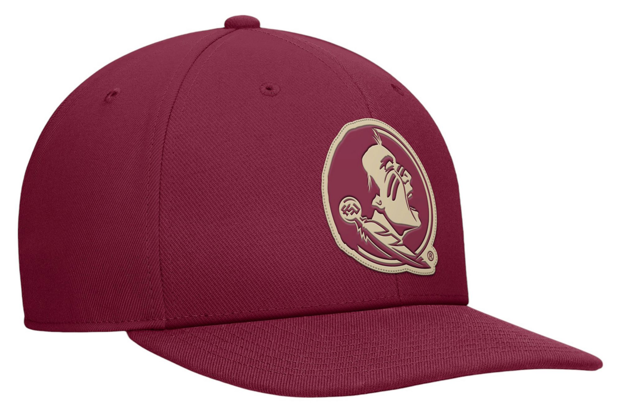 Nike Men's Florida State Seminoles Garnet Pro Flat Brim Snapback Adjustable Hat product image