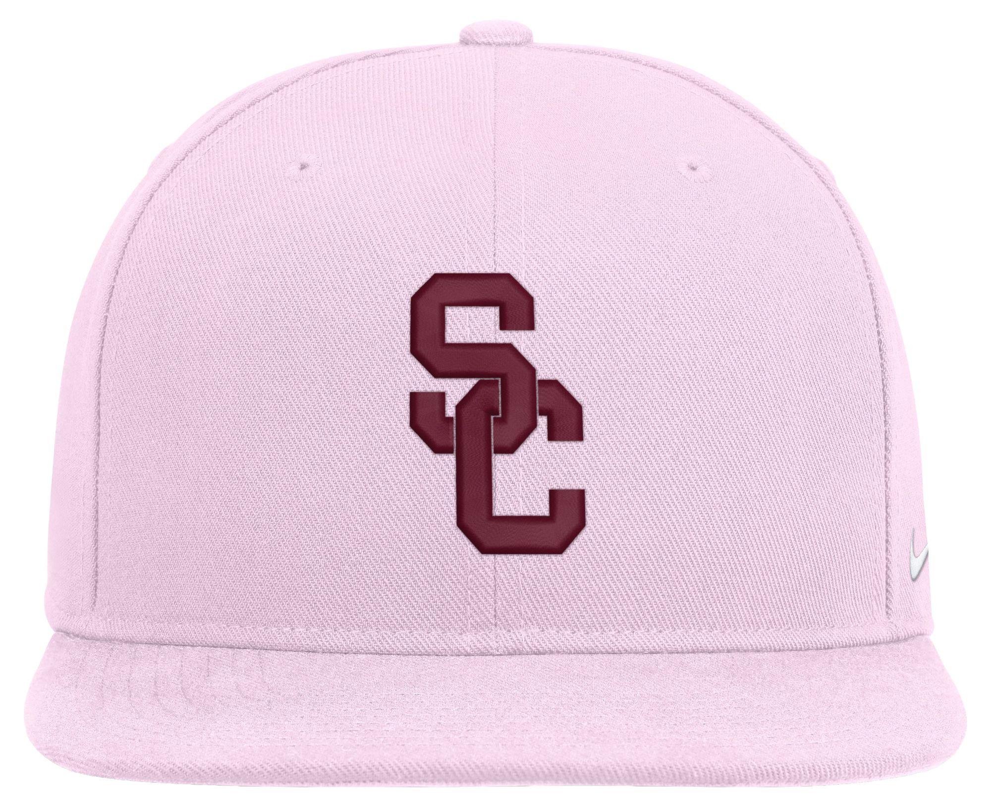 Nike Adult USC Trojans Pink Foam Dri-Fit Pro Country Club Snapback Cap product image