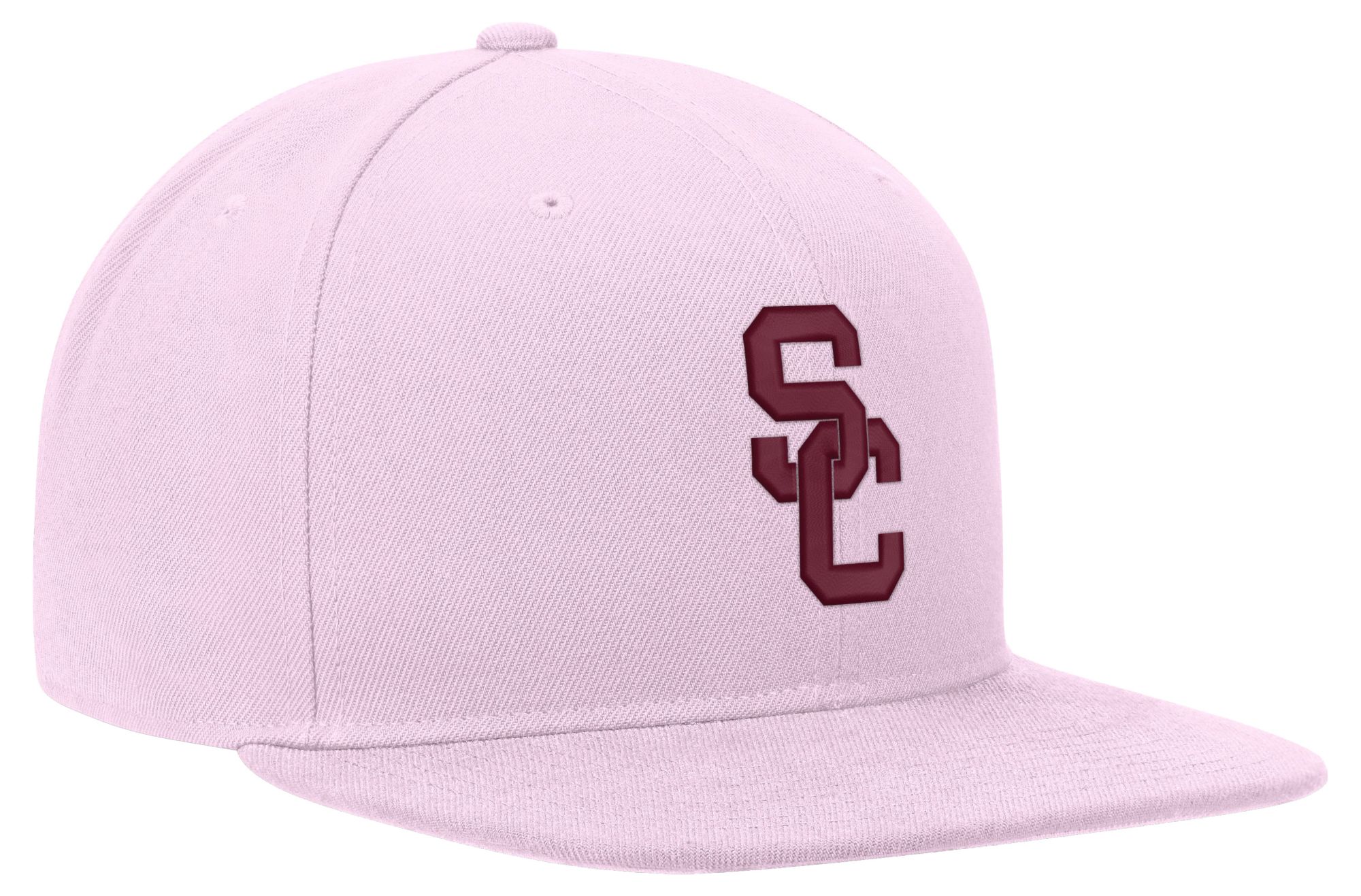 Nike Adult USC Trojans Pink Foam Dri-Fit Pro Country Club Snapback Cap product image