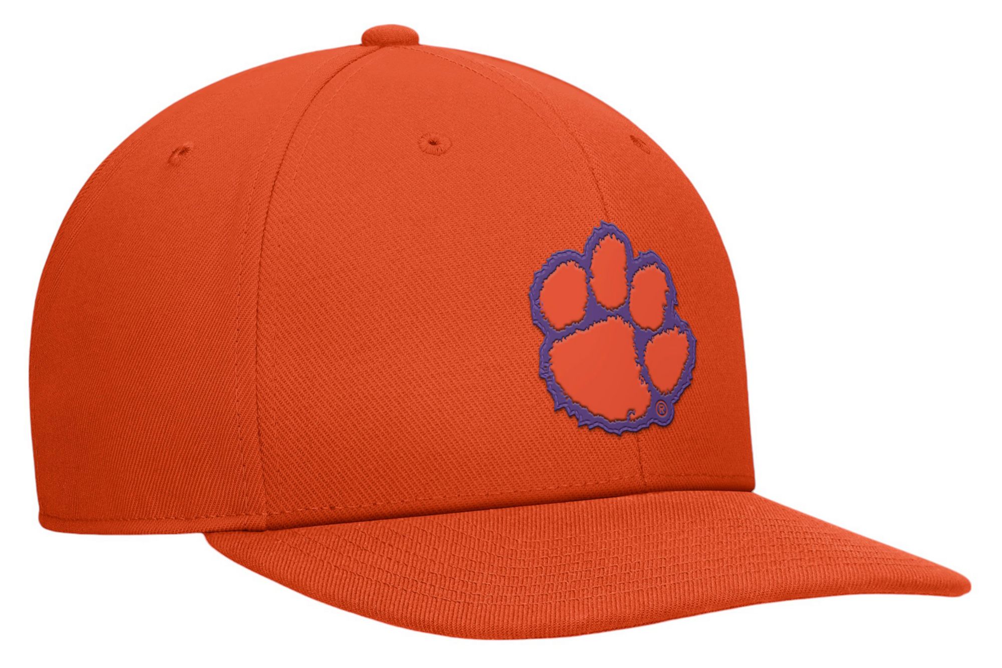 Nike Men's Clemson Tigers Orange Pro Flat Brim Snapback Adjustable Hat product image