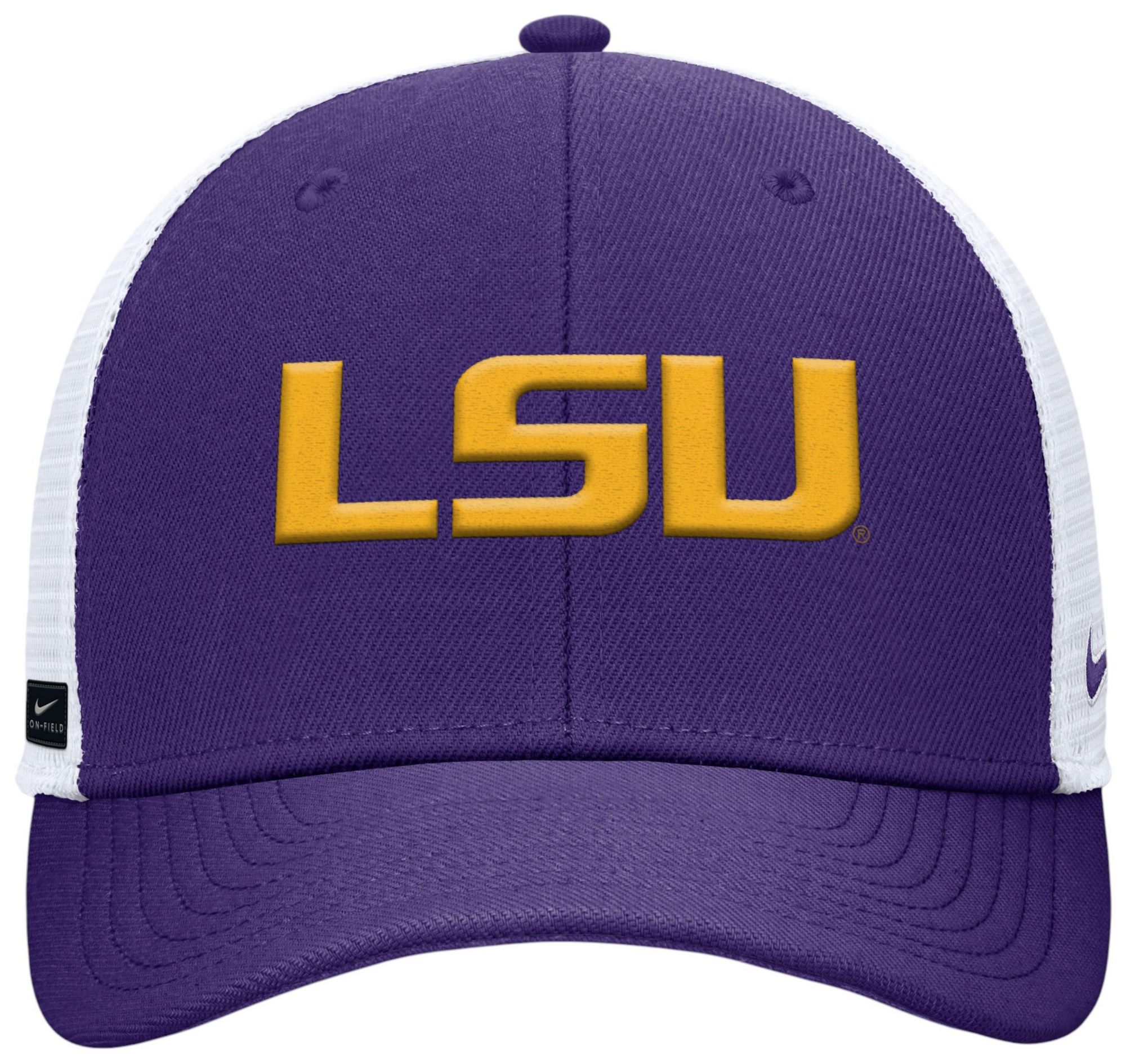 Nike Adult LSU Tigers Court Purple Rise Gameday Trucker Adjustable Hat product image