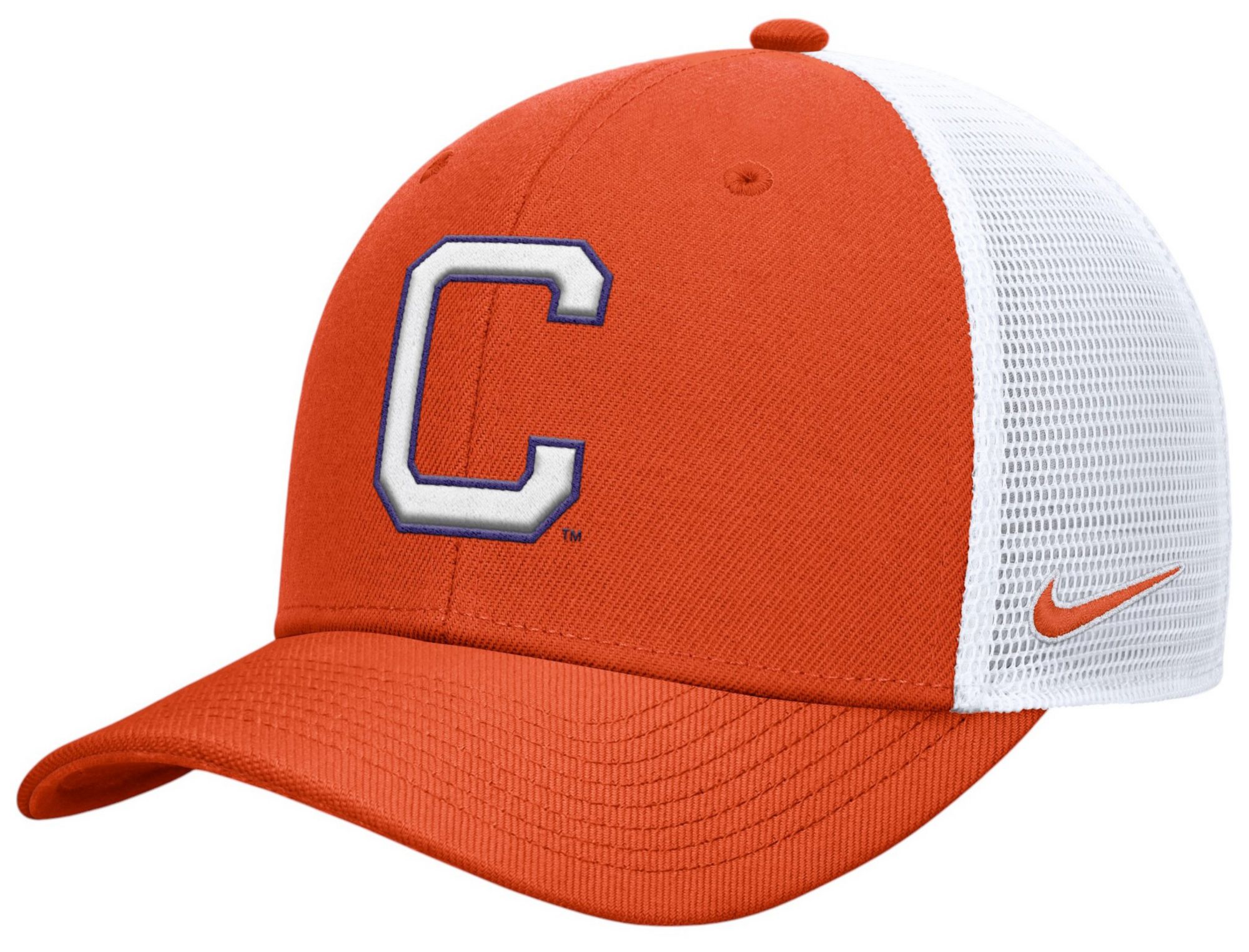 Nike Adult Clemson Tigers University Orange Rise Gameday Trucker Adjustable Hat product image