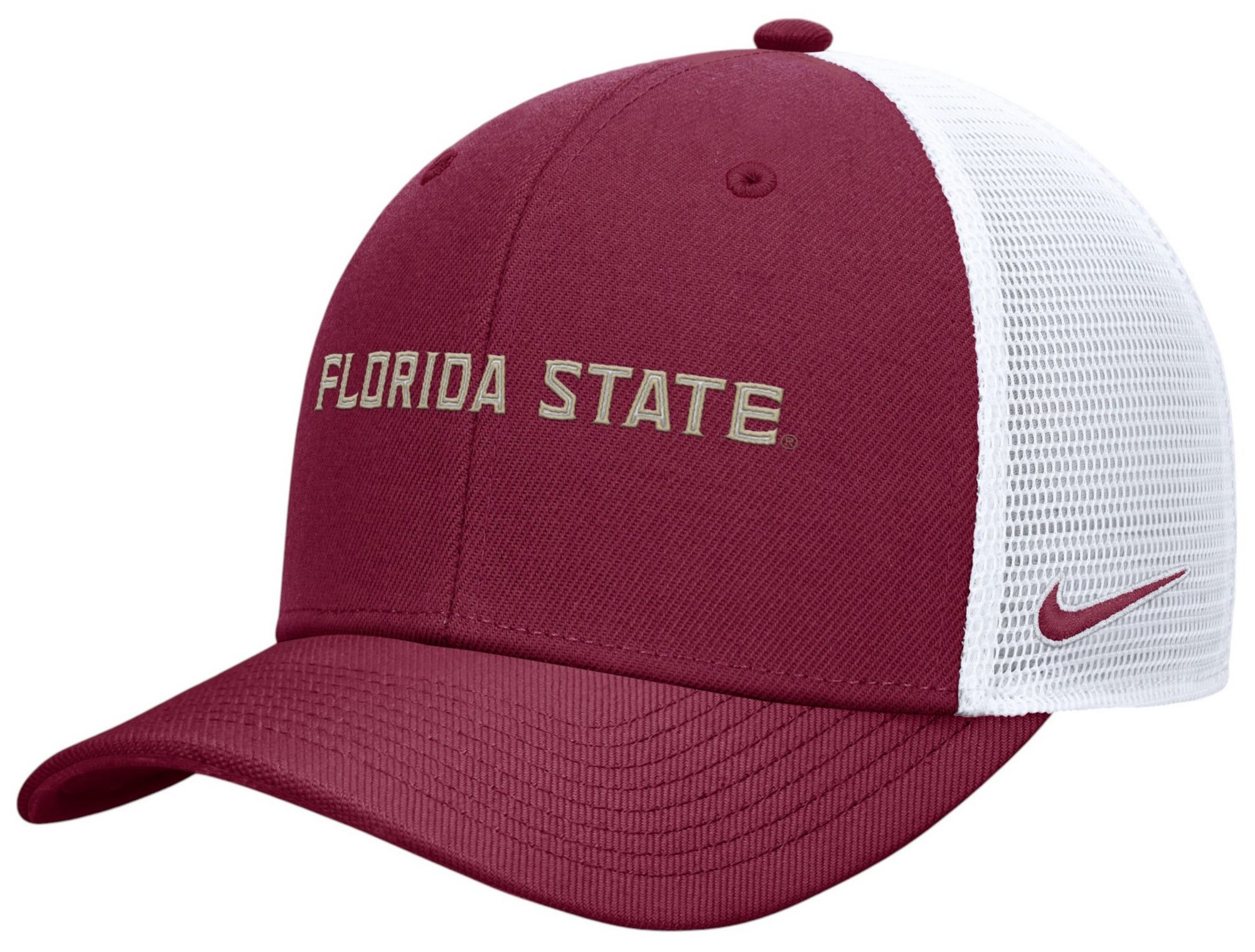 Nike Adult Florida State Seminoles Team Maroon Rise Gameday Trucker Adjustable Hat product image