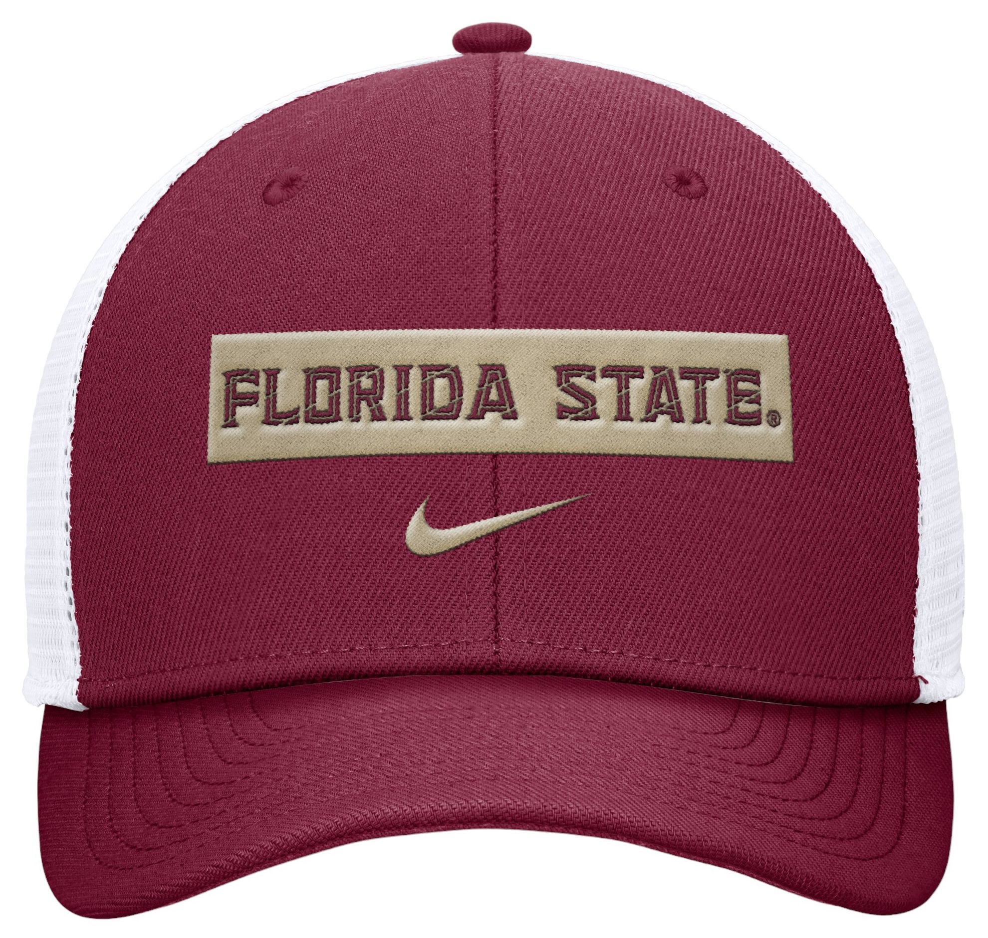 Nike Men's Florida State Seminoles Garnet Wordmark Trucker Adjustable Hat product image