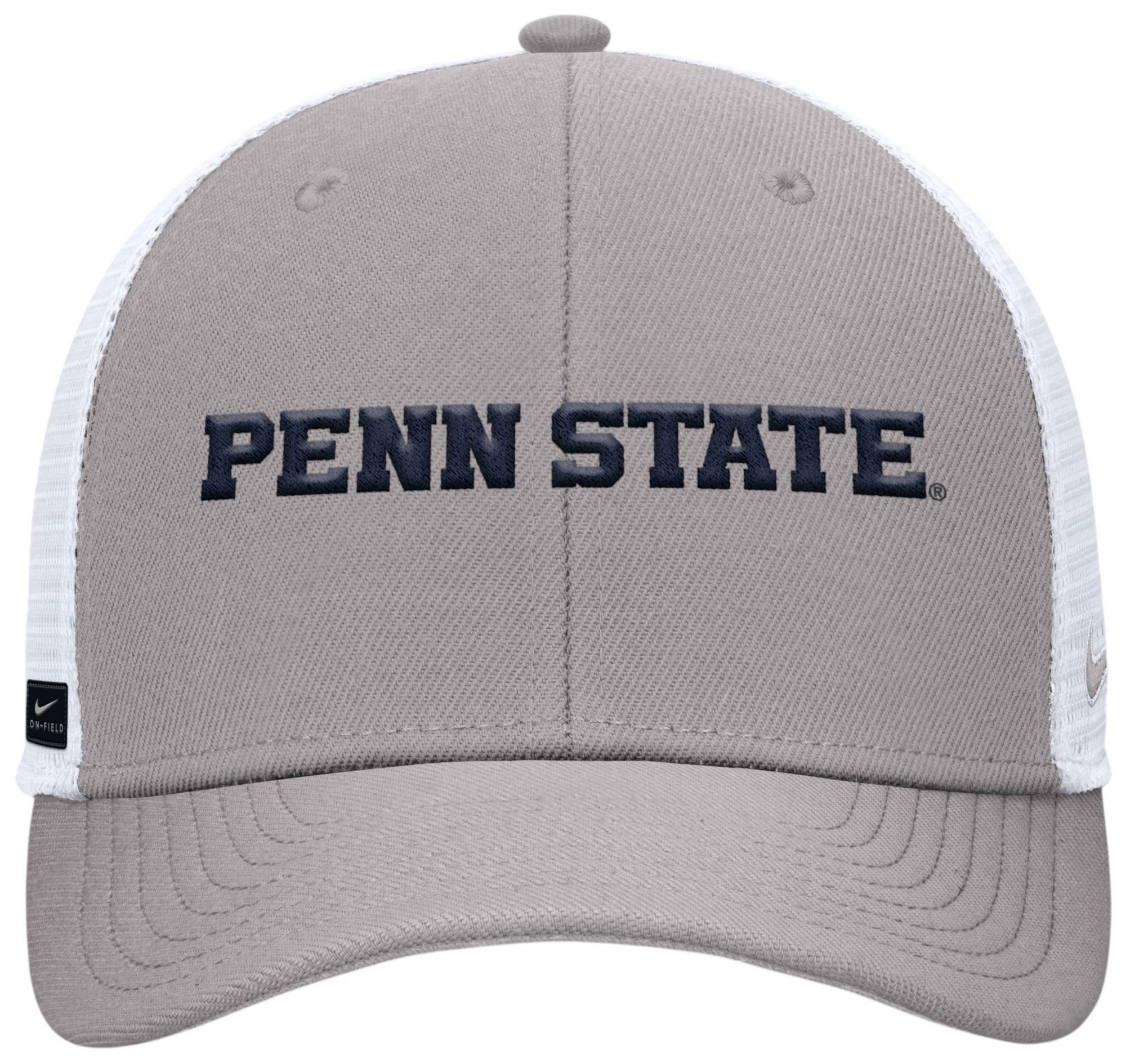 Nike Adult Penn State Nittany Lions Pewter Grey Rise Gameday Trucker Adjustable Hat product image