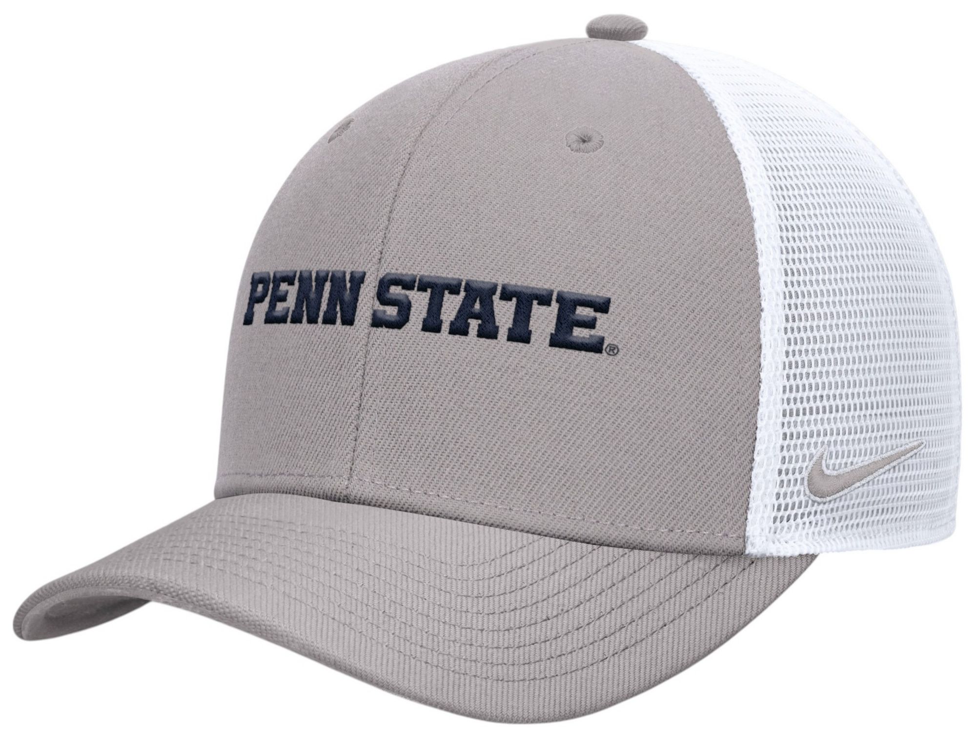 Nike Adult Penn State Nittany Lions Pewter Grey Rise Gameday Trucker Adjustable Hat product image