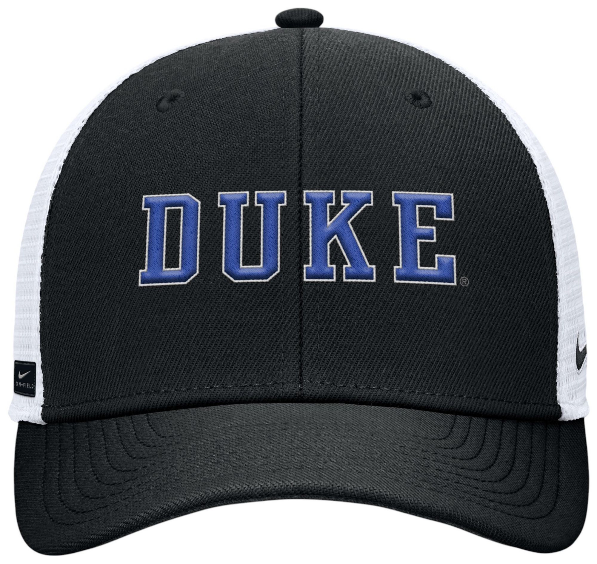 Nike Adult Duke Blue Devils Black Rise Gameday Trucker Adjustable Hat product image