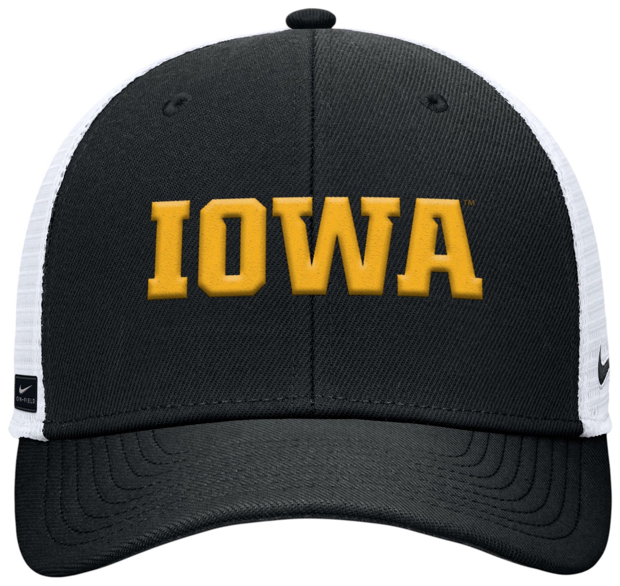 Nike Adult Iowa Hawkeyes Black Rise Gameday Trucker Adjustable Hat product image