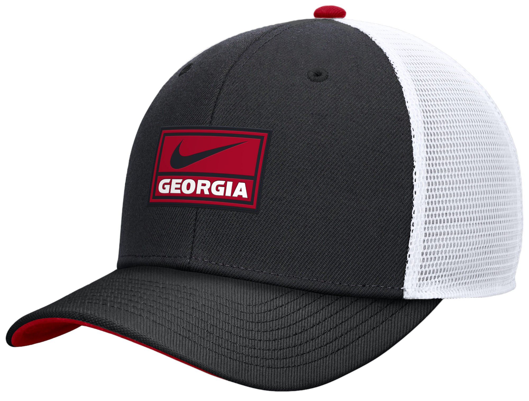Nike Men's Georgia Bulldogs Black Rise Adjustable Trucker Hat product image