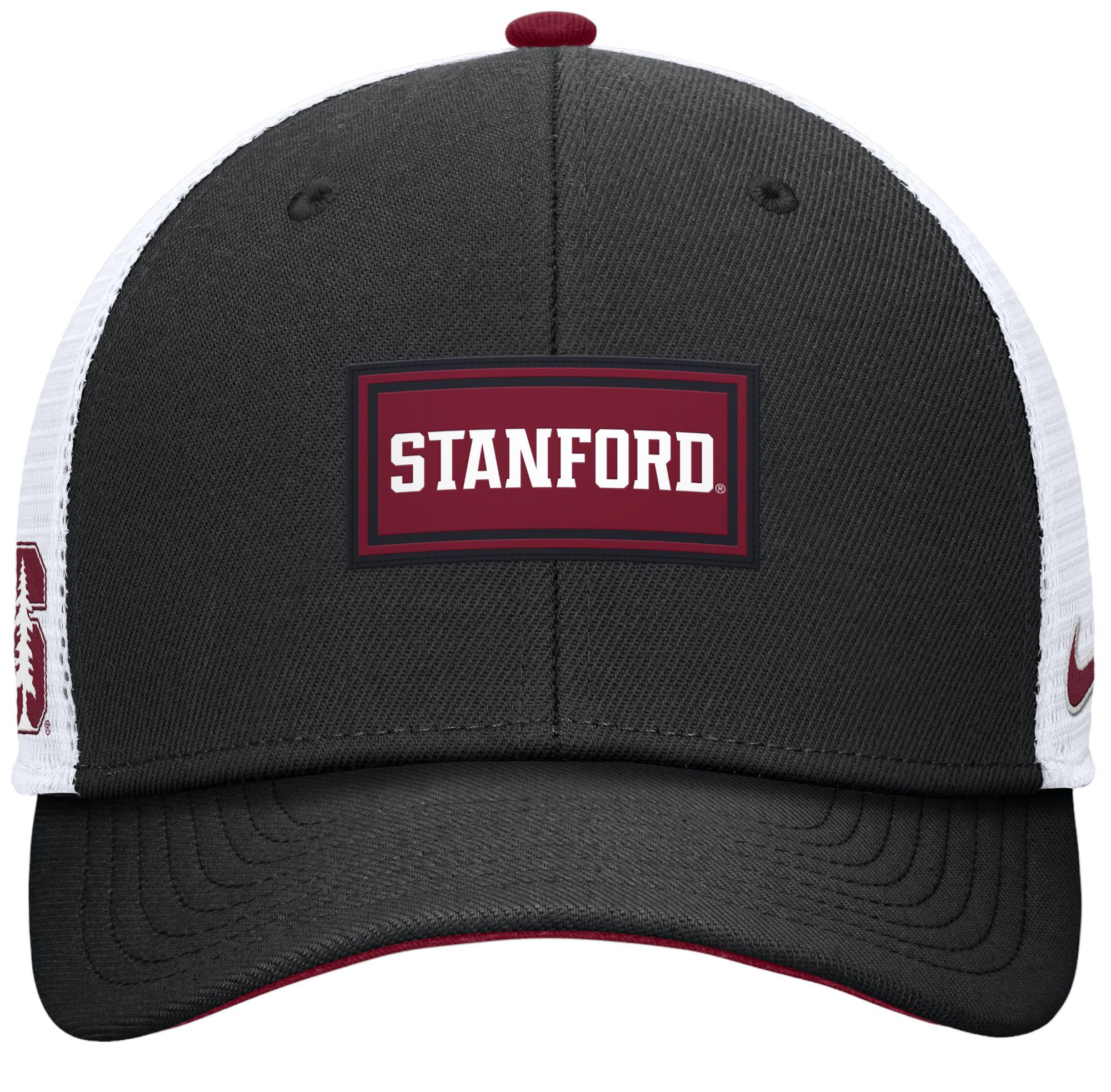 Nike Men's Stanford Cardinal Black Rise Adjustable Trucker Hat product image