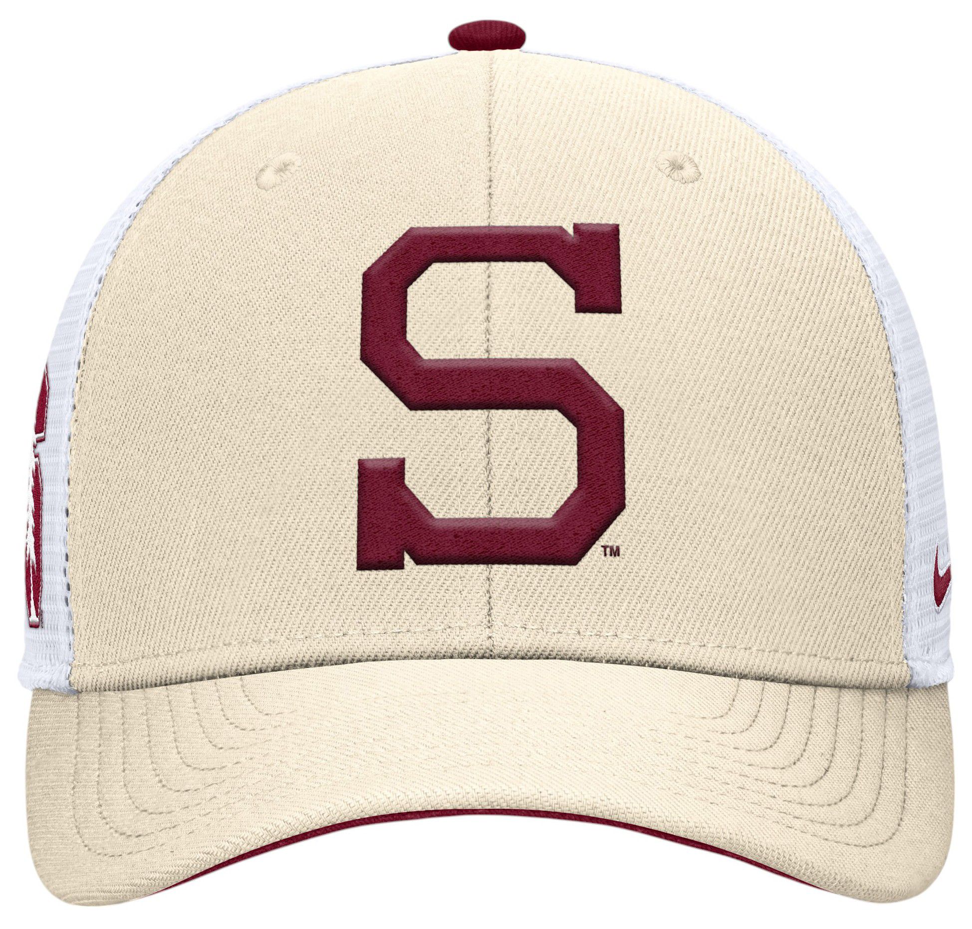 Nike Adult Stanford Cardinal Rise Natural Trucker Adjusable Hat product image
