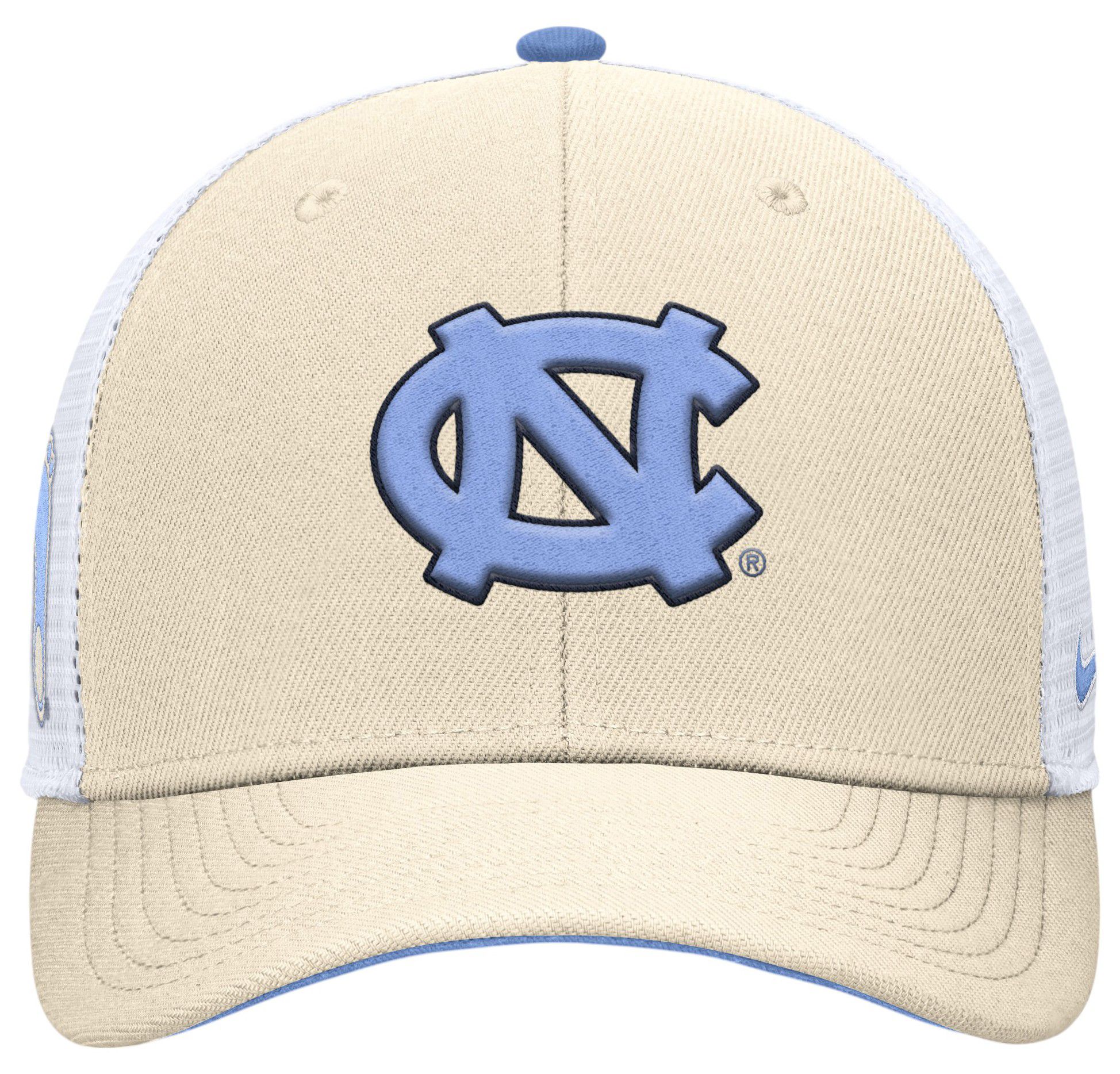 Nike Adult North Carolina Tar Heels Natural Dri-FIT Rise Adjustable Trucker Hat product image