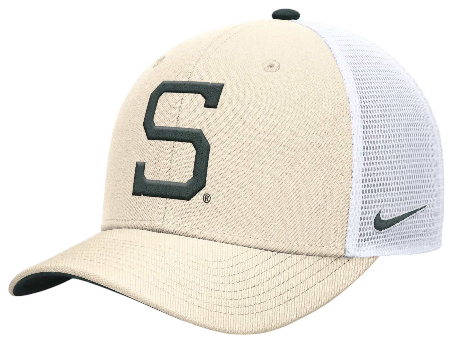 Nike Adult Michigan State Spartans Natural Dri-FIT Rise Adjustable Trucker Hat product image