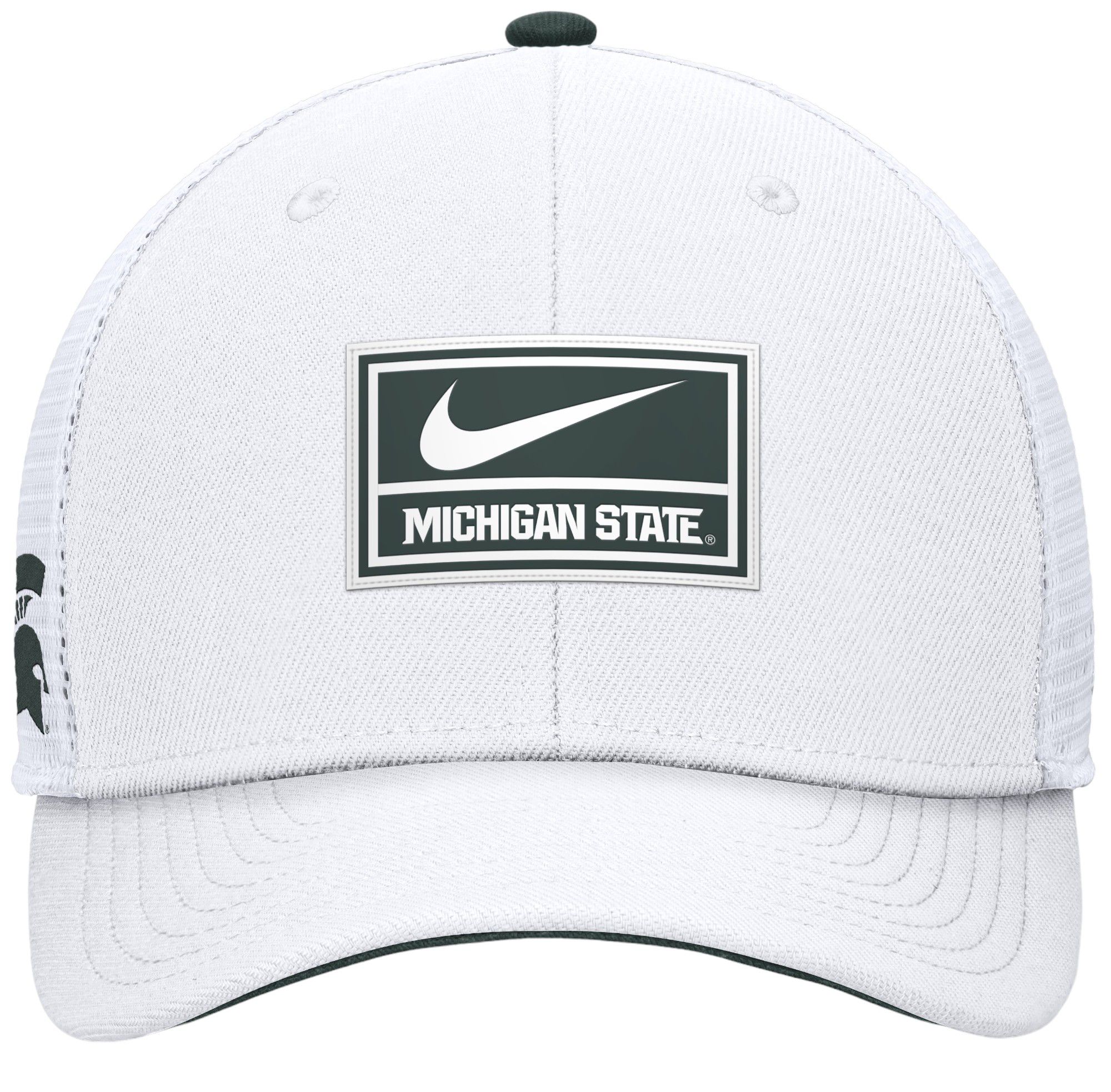 Nike Men's Michigan State Spartans White Rise Adjustable Trucker Hat product image