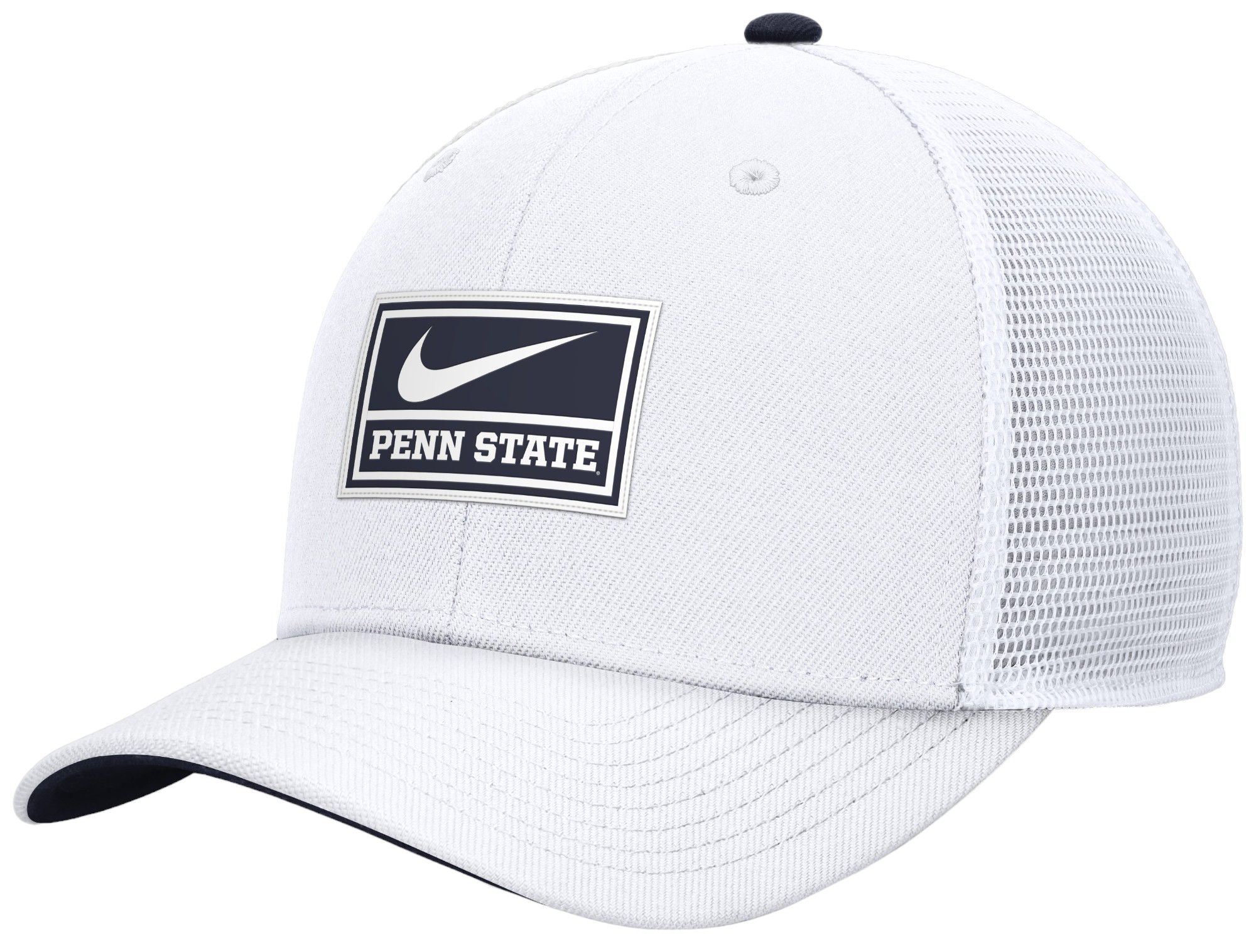 Nike Men's Penn State Nittany Lions White Rise Adjustable Trucker Hat product image