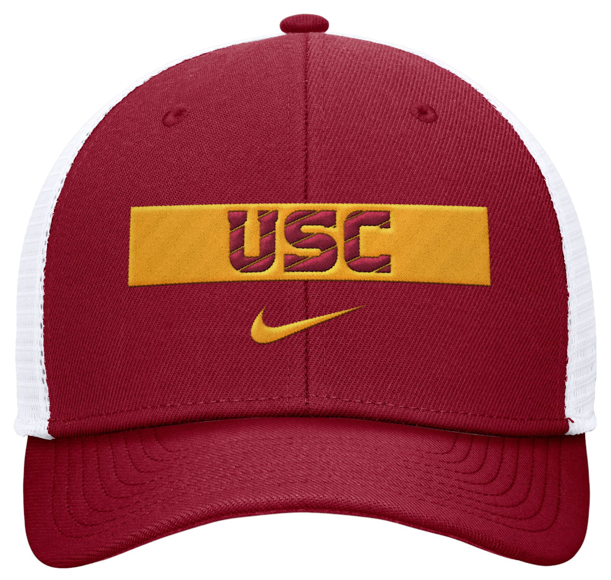 Nike Men's USC Trojans Cardinal Wordmark Trucker Adjustable Hat product image