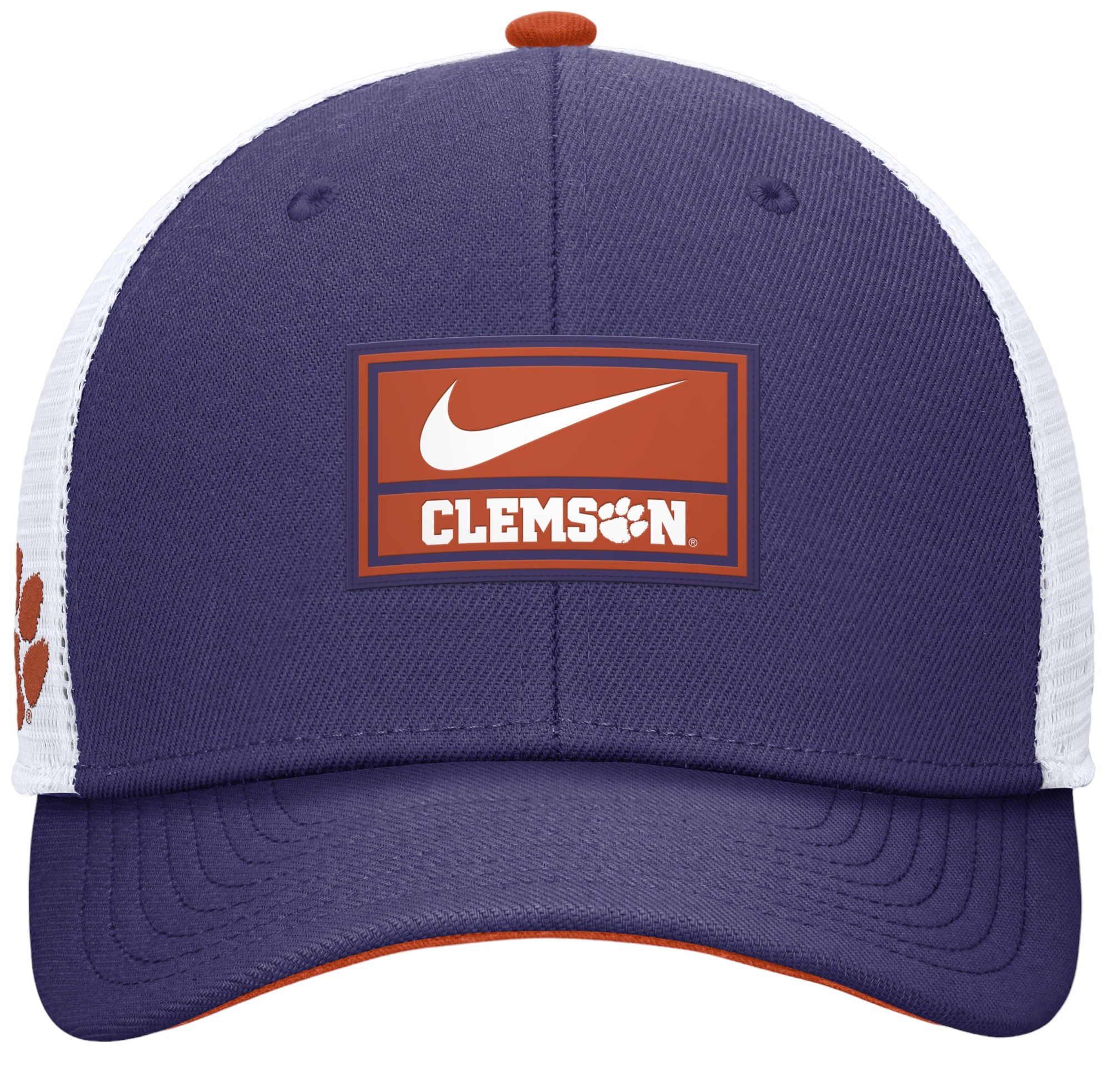 Nike Men's Clemson Tigers Purple Rise Adjustable Trucker Hat product image