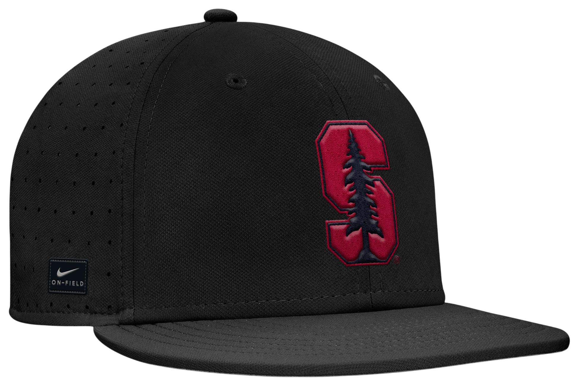 Nike Adult Stanford Cardinal Black Aero True Fitted Hat product image