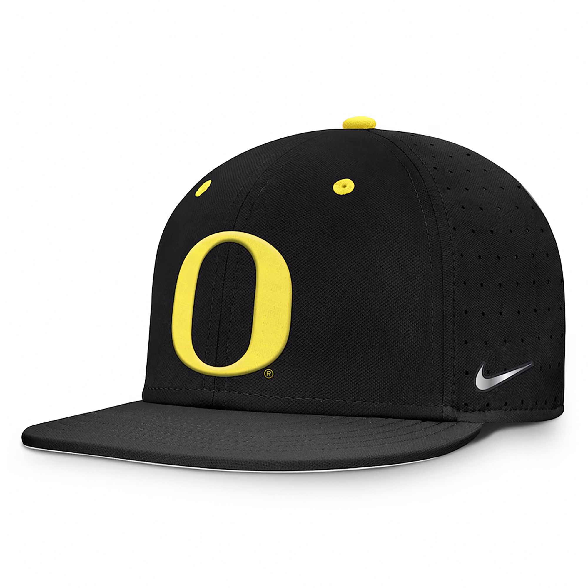 Nike Adult Oregon Ducks Black Aero Fitted Hat product image