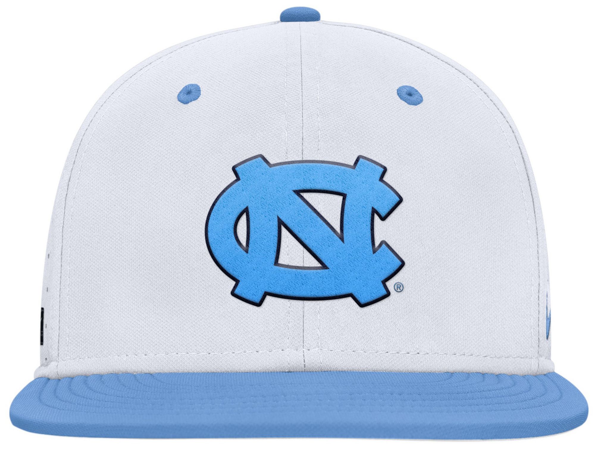Nike Adult North Carolina Tar Heels White/Valor Blue Aero Fitted Hat product image