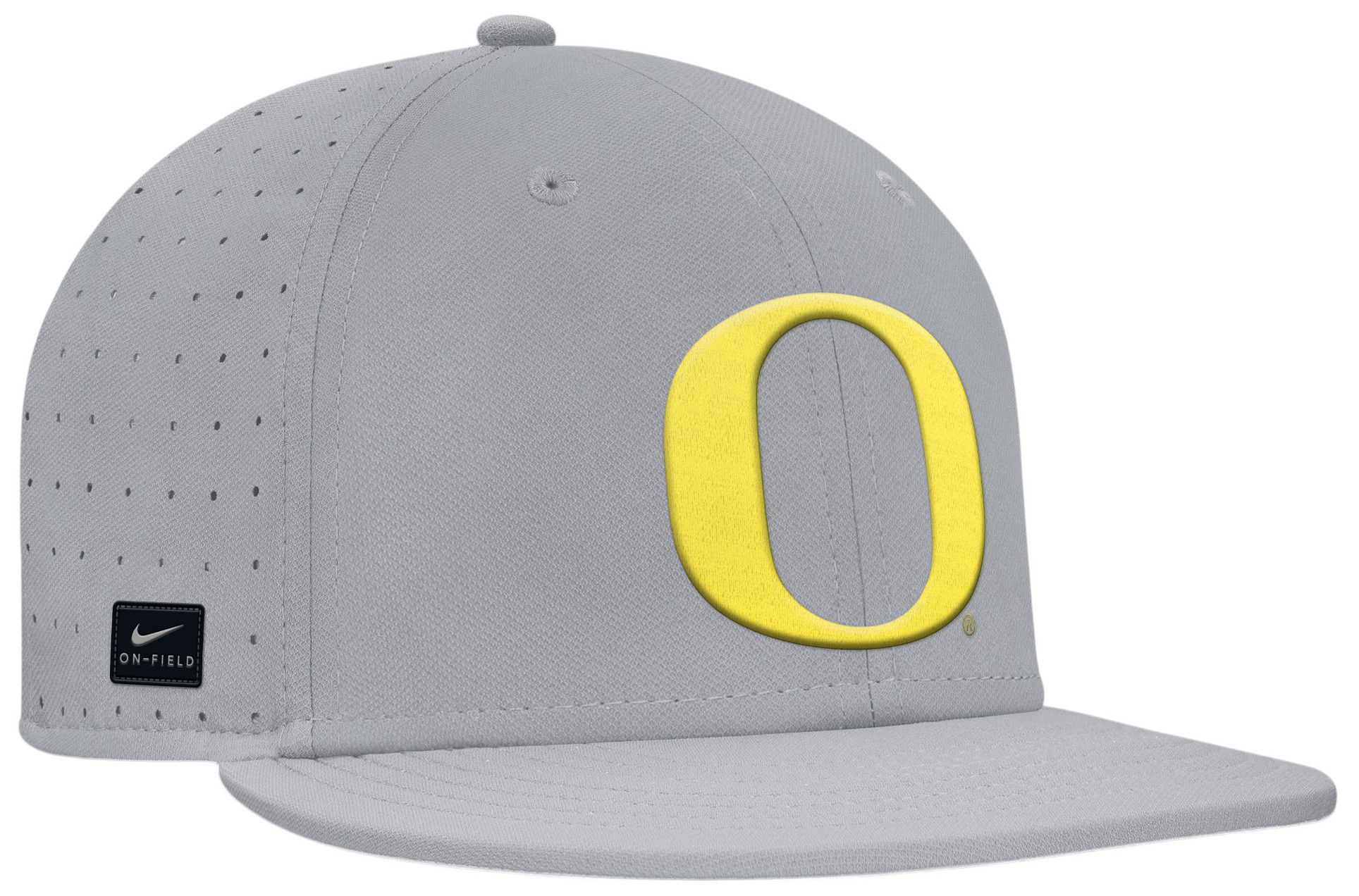 Nike Adult Oregon Ducks Aero Wolf Grey Fitted Hat product image