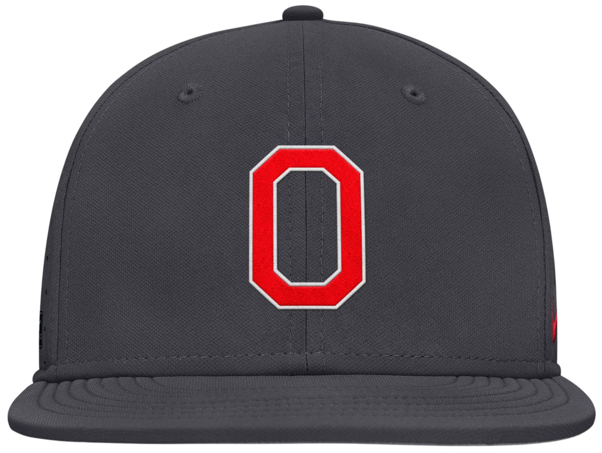 Nike Adult Ohio State Buckeyes Anthracite Aero True Fitted Hat product image