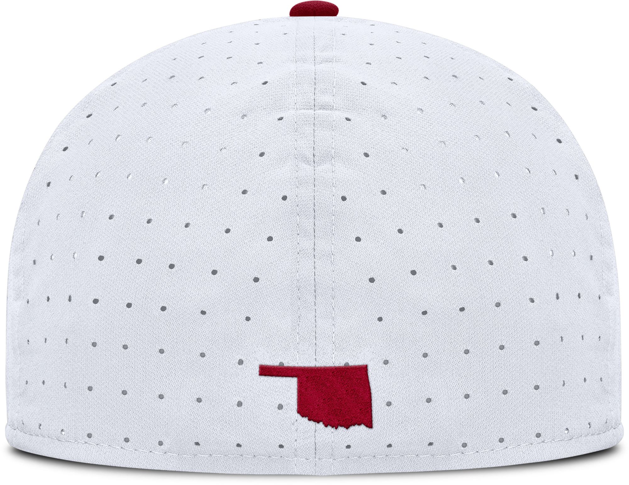 Nike Adult Oklahoma Sooners Aero White Fitted Hat product image