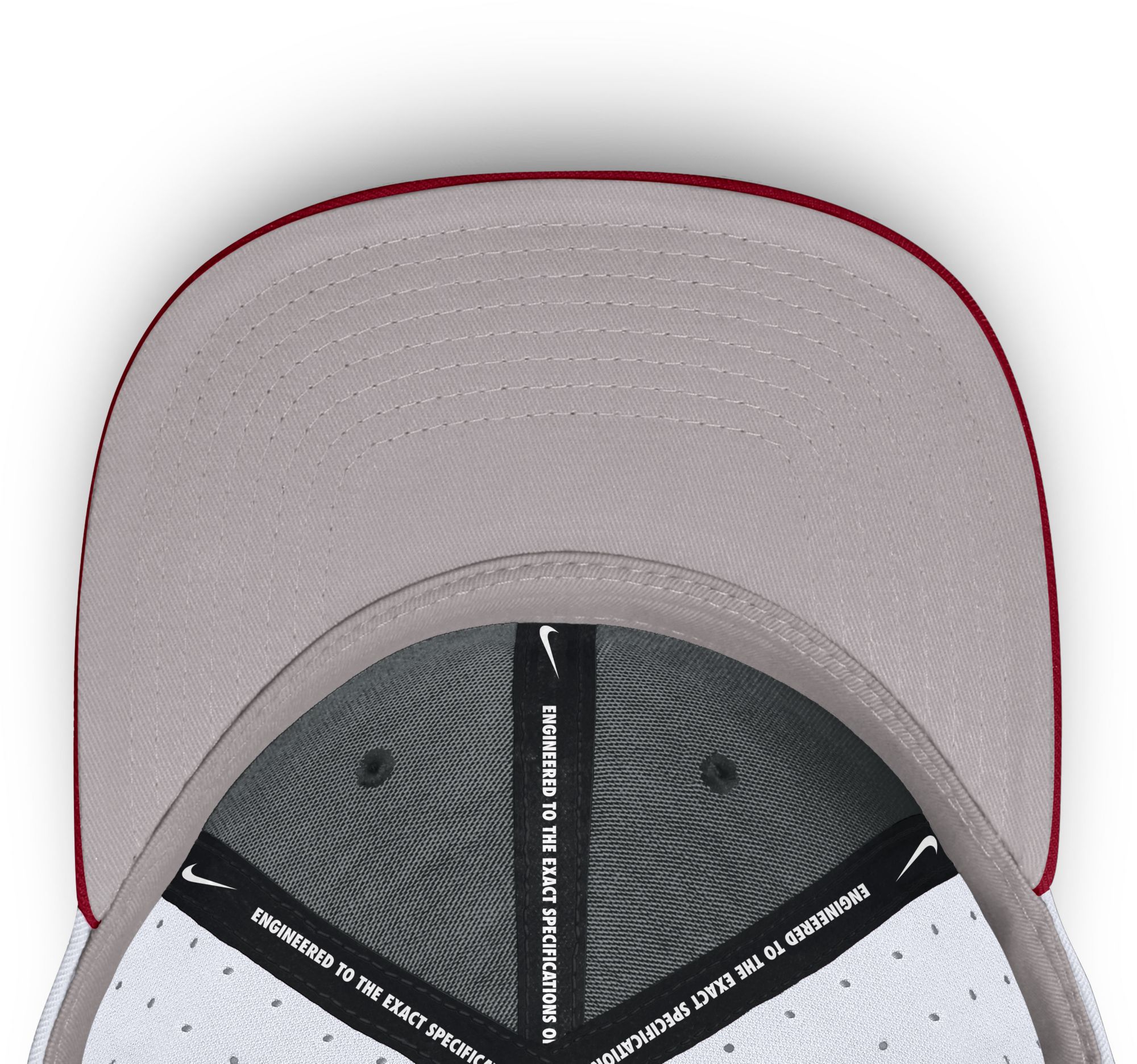 Nike Adult Oklahoma Sooners Aero White Fitted Hat product image