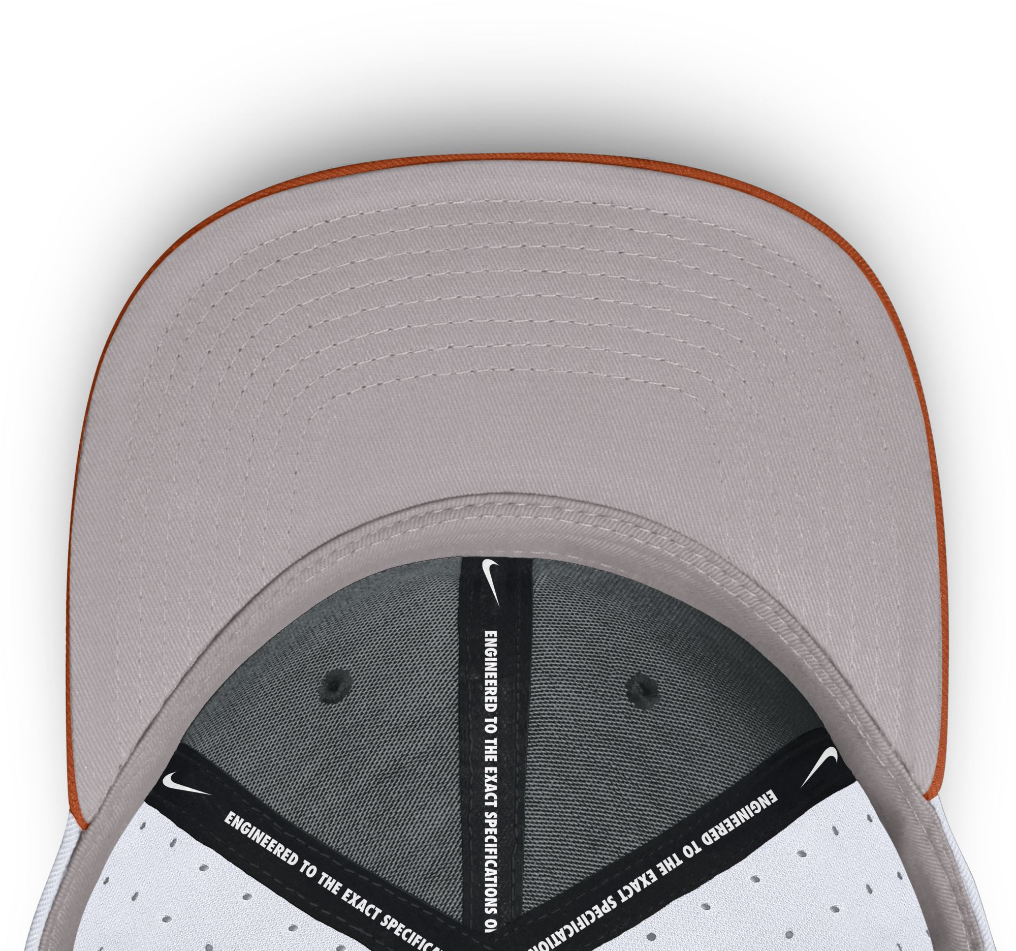 Nike Adult Texas Longhorns WHITE/ORANGE Aero Fitted Hat product image