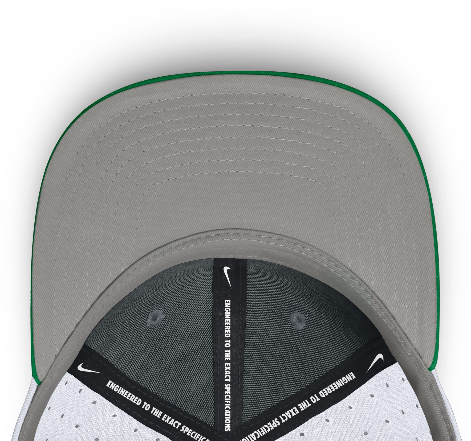 Nike Adult Oregon Ducks White/Green Aero Fitted Hat product image