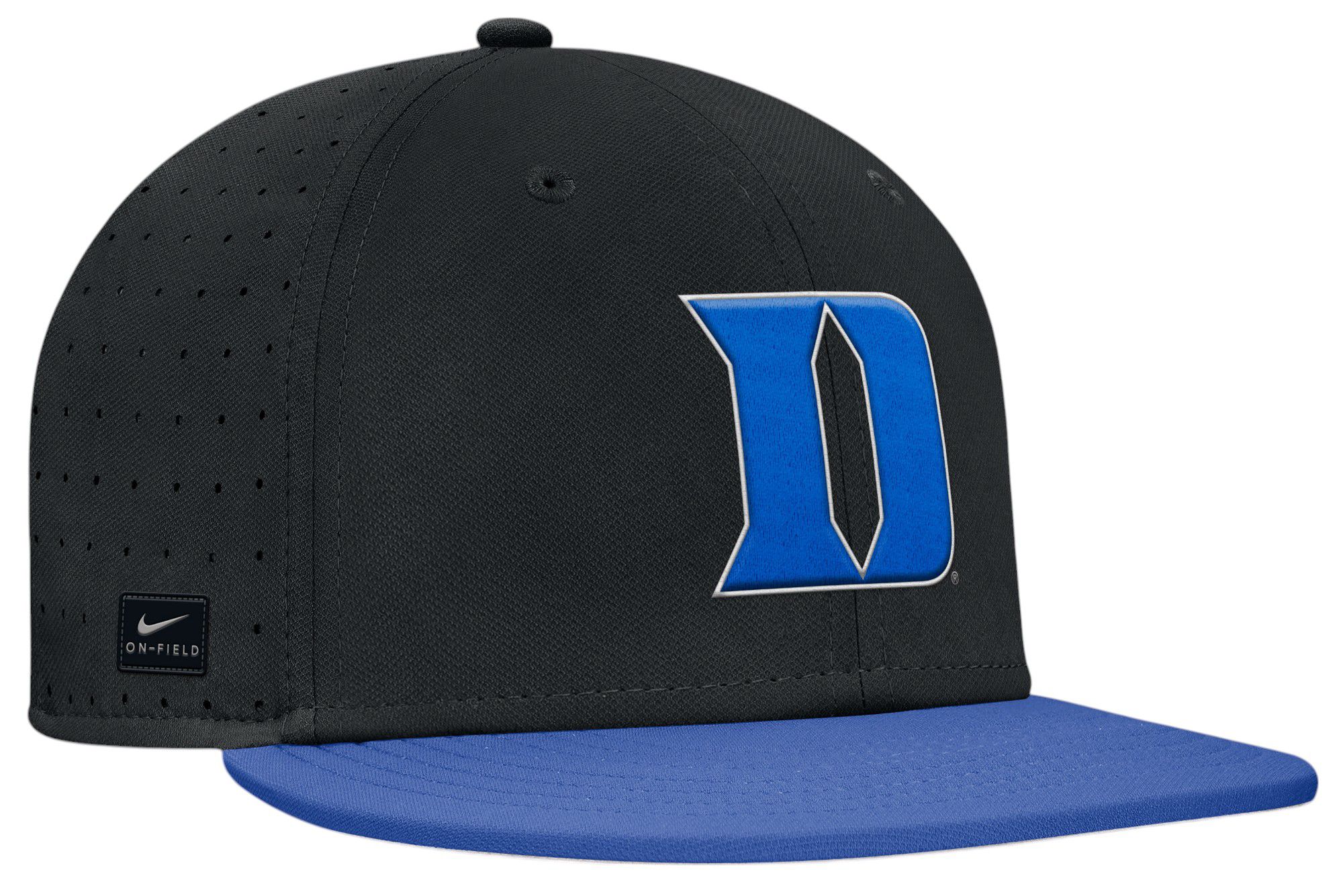 Nike Adult Duke Blue Devils Black/Royal Aero Fitted Hat product image